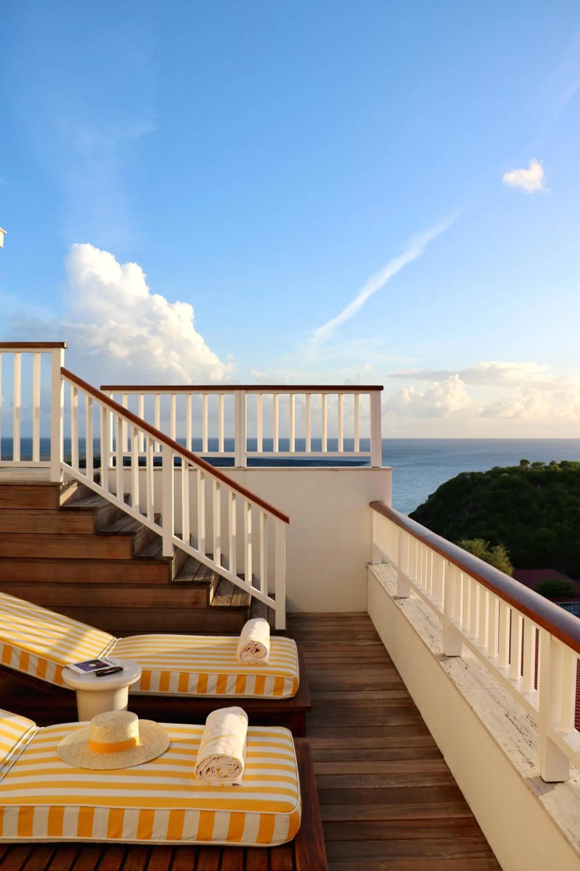 Balcony/Terrace in Hôtel Barrière Le Carl Gustaf St Barth