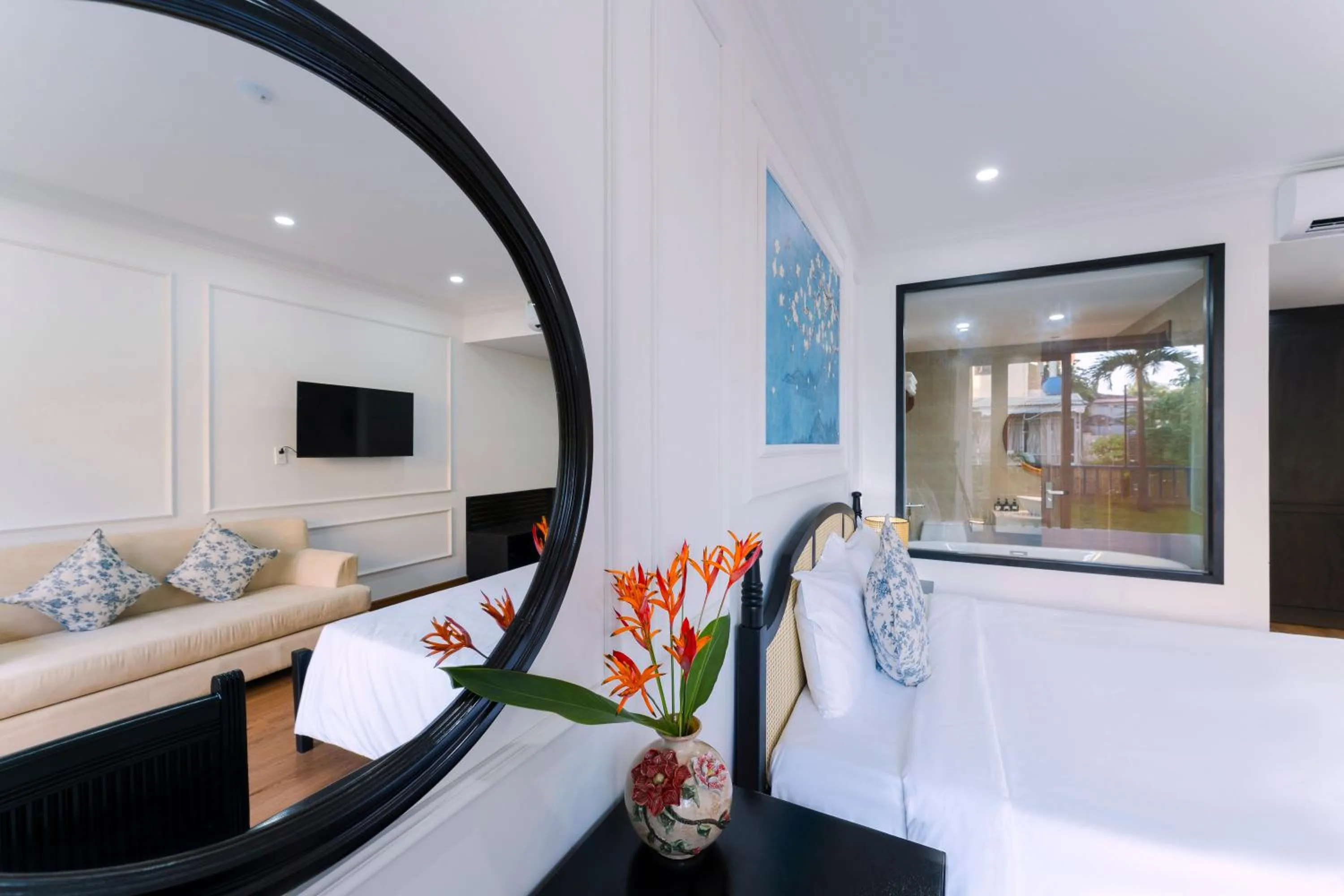 Bed in Ancient Beach Boutique & Spa - Beachfront Hotel