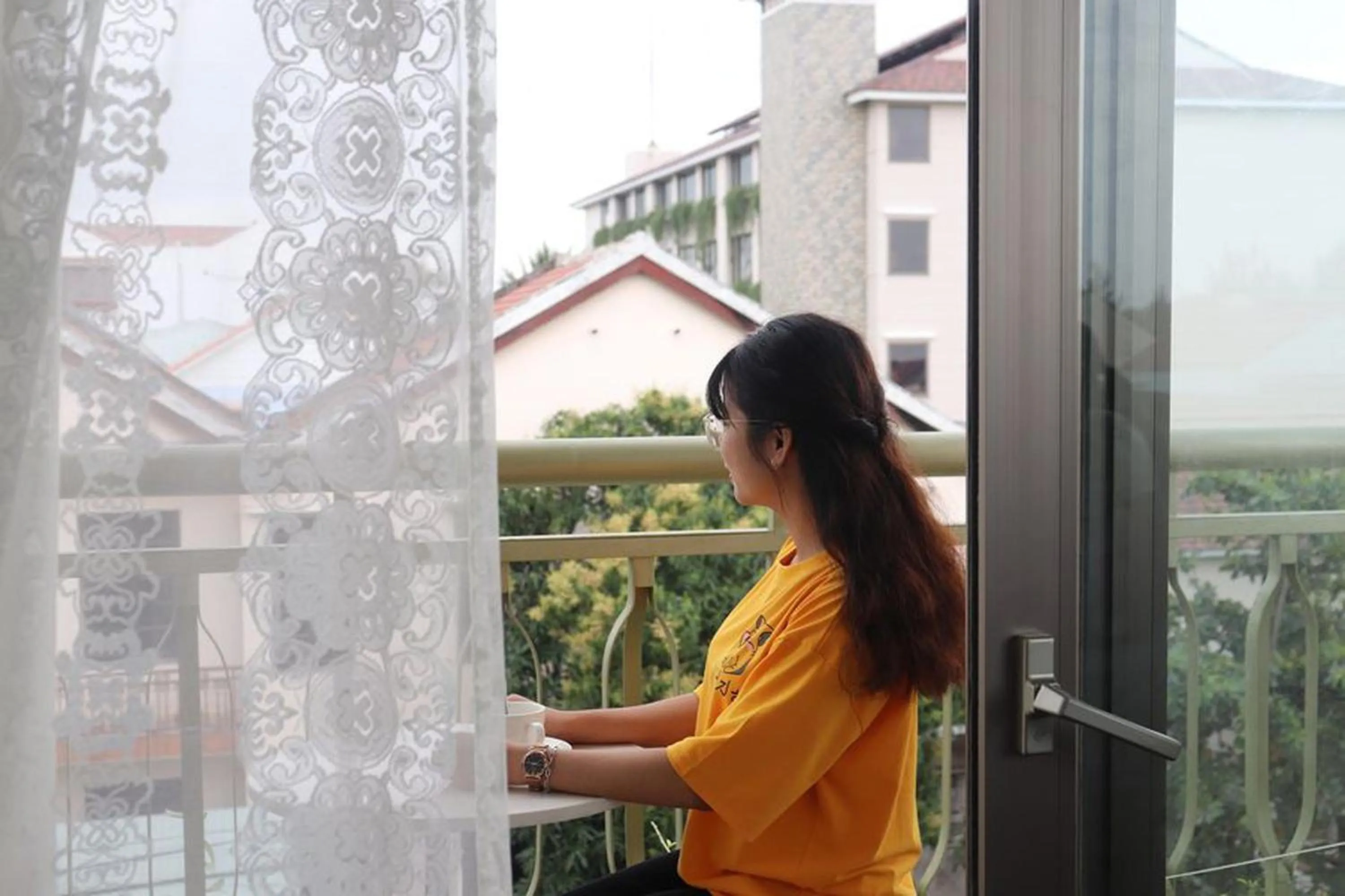 Balcony/Terrace in Silk and Sea Hotel