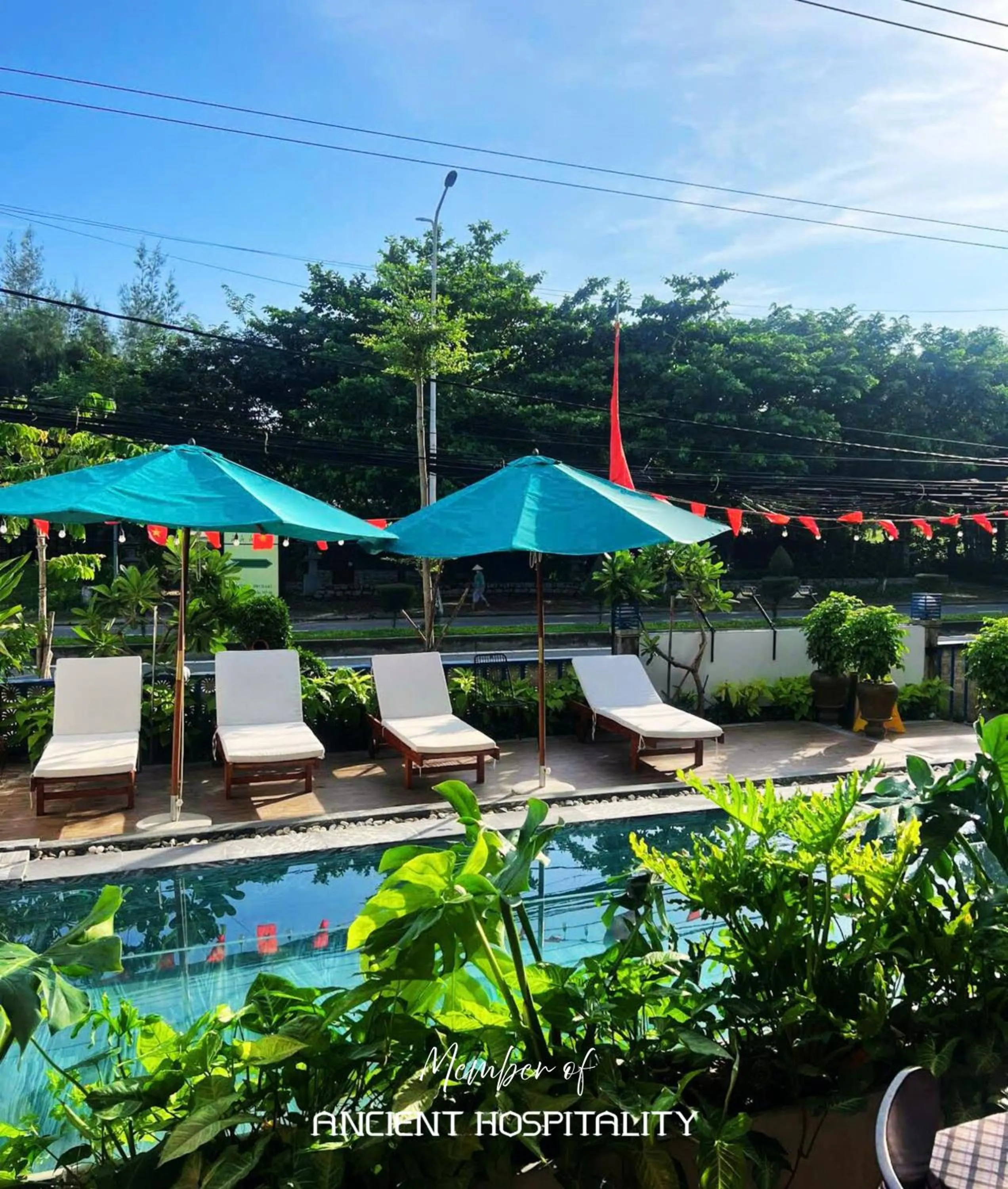 Swimming pool in Ancient Beach Boutique & Spa - Beachfront Hotel
