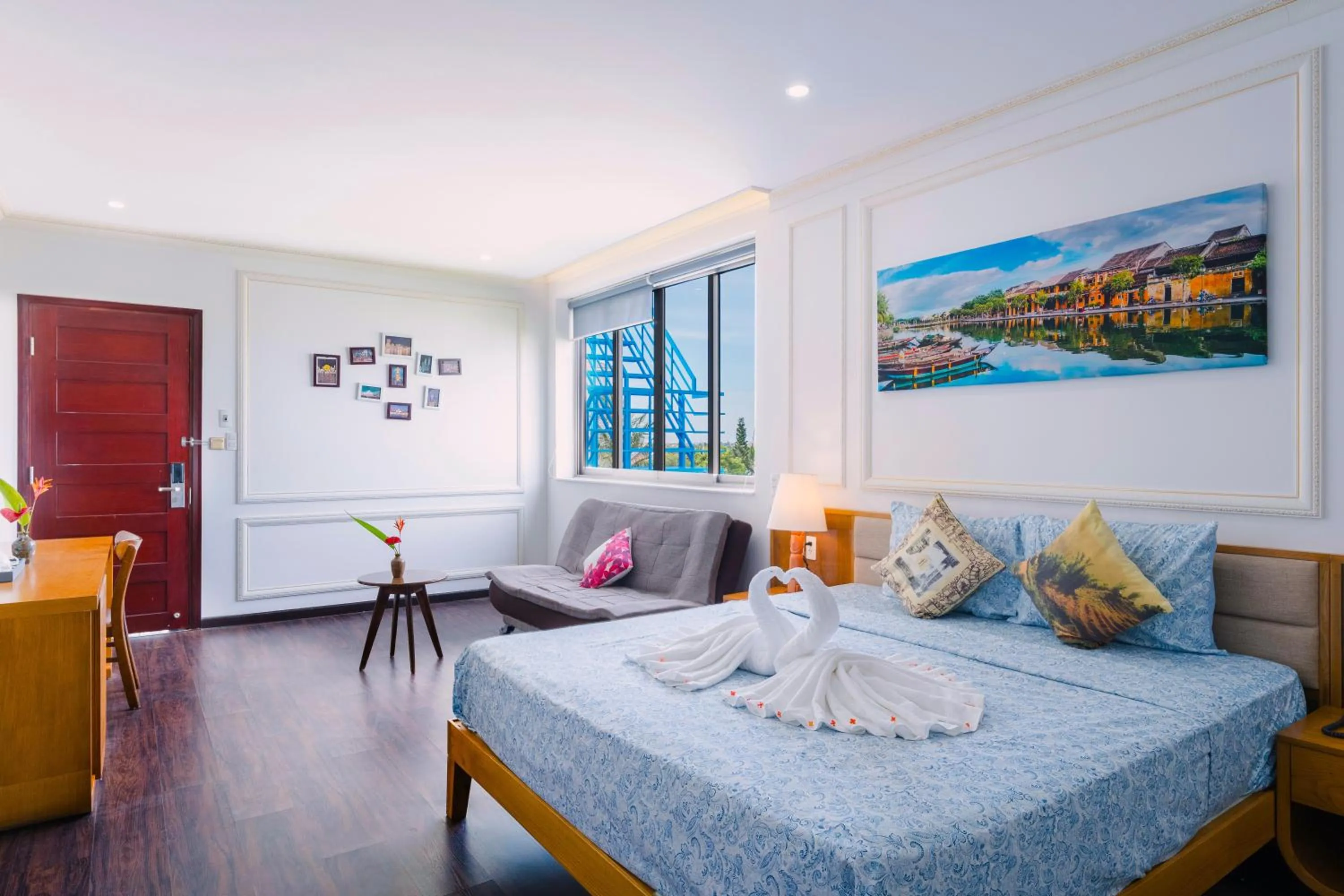 View (from property/room), Bed in Ancient Beach Boutique & Spa - Beachfront Hotel