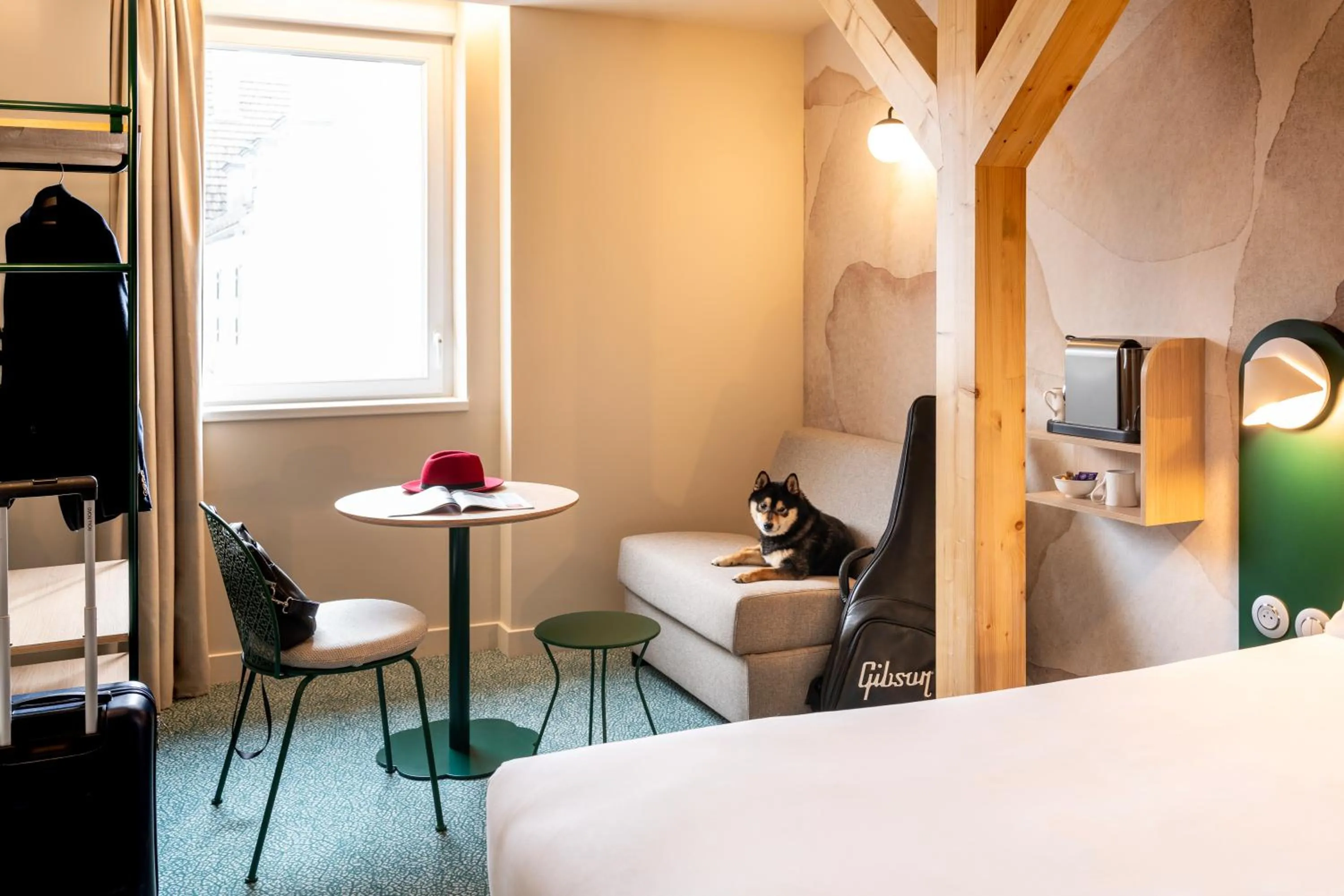 Photo of the whole room, Bed in Ibis Styles Strasbourg Centre République