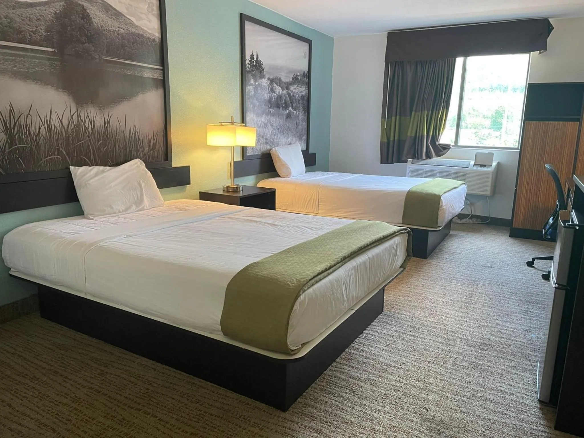 Bed in Super 8 by Wyndham Lynchburg VA