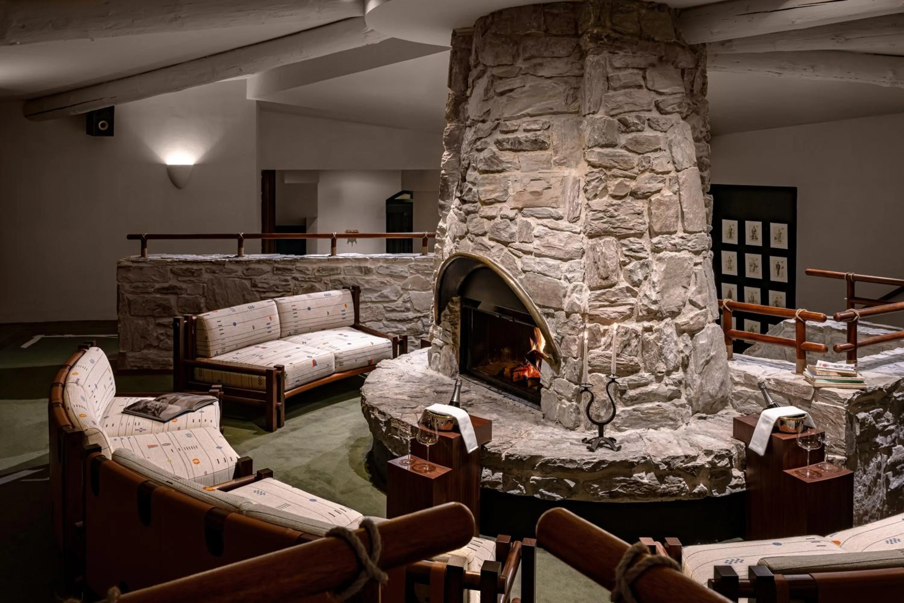Lobby or reception in Experimental Chalet Val d'Isère