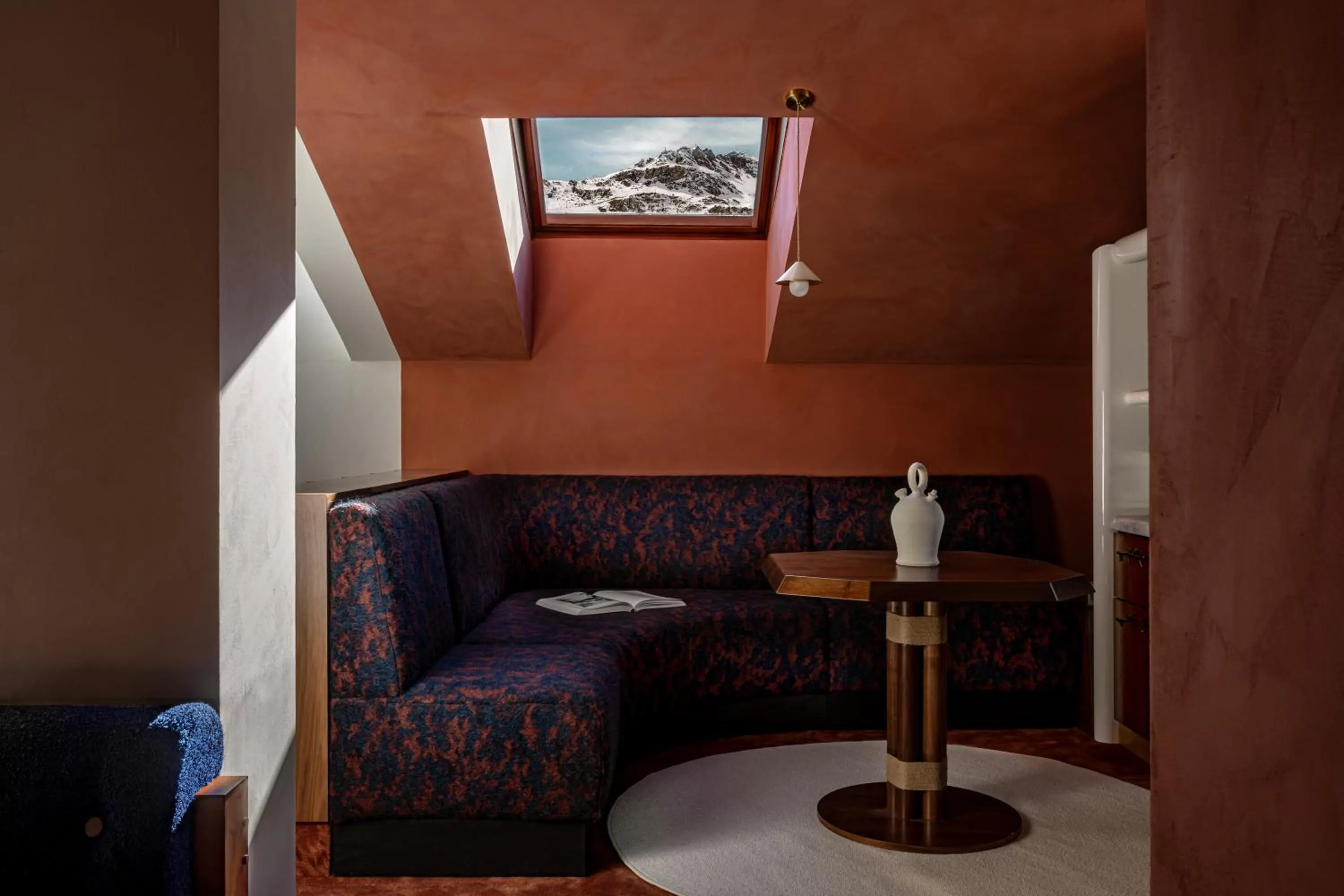 Living room in Experimental Chalet Val d'Isère