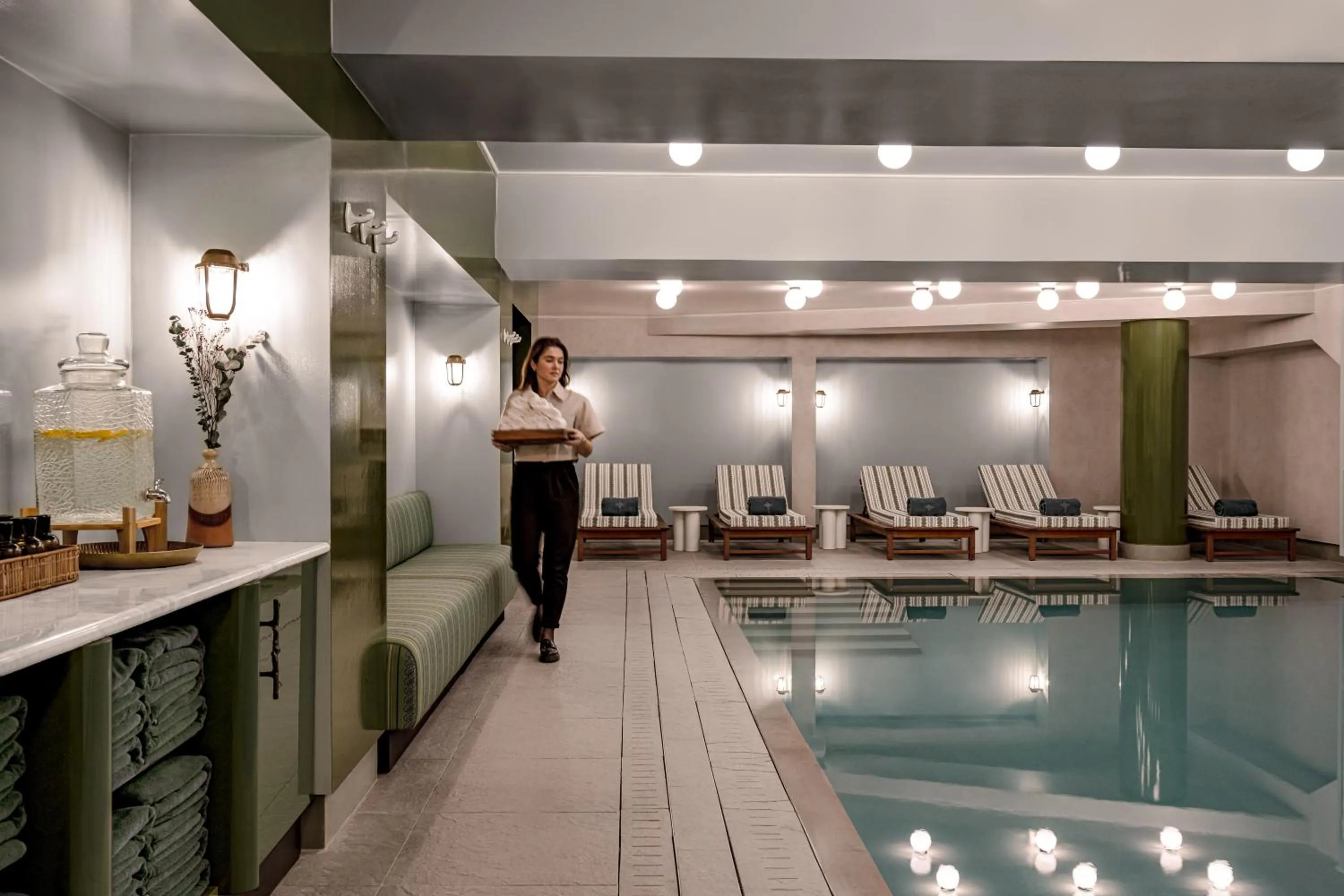 Spa and wellness centre/facilities in Experimental Chalet Val d'Isère