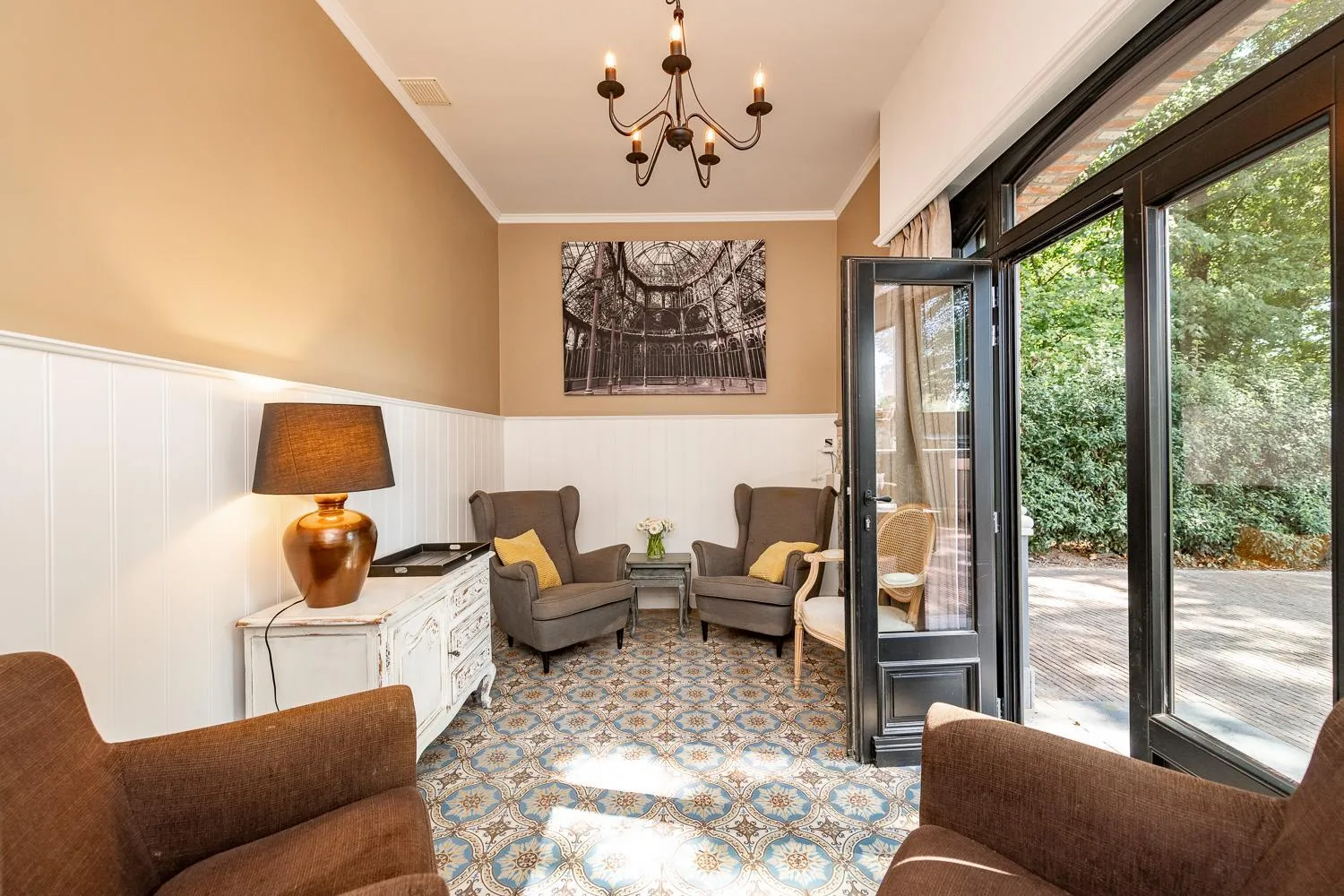 Living room in B&B Parkhuys