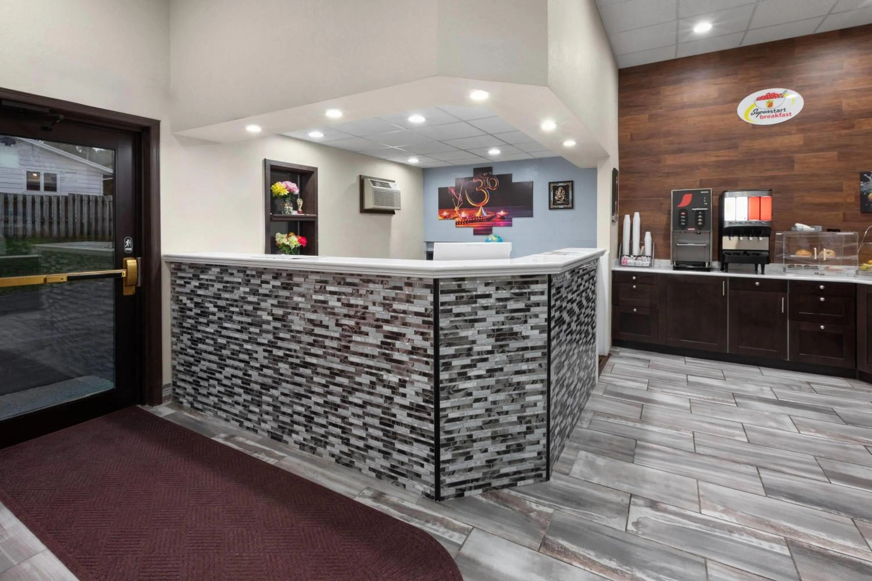 Lobby or reception in Super 8 by Wyndham Winona MN