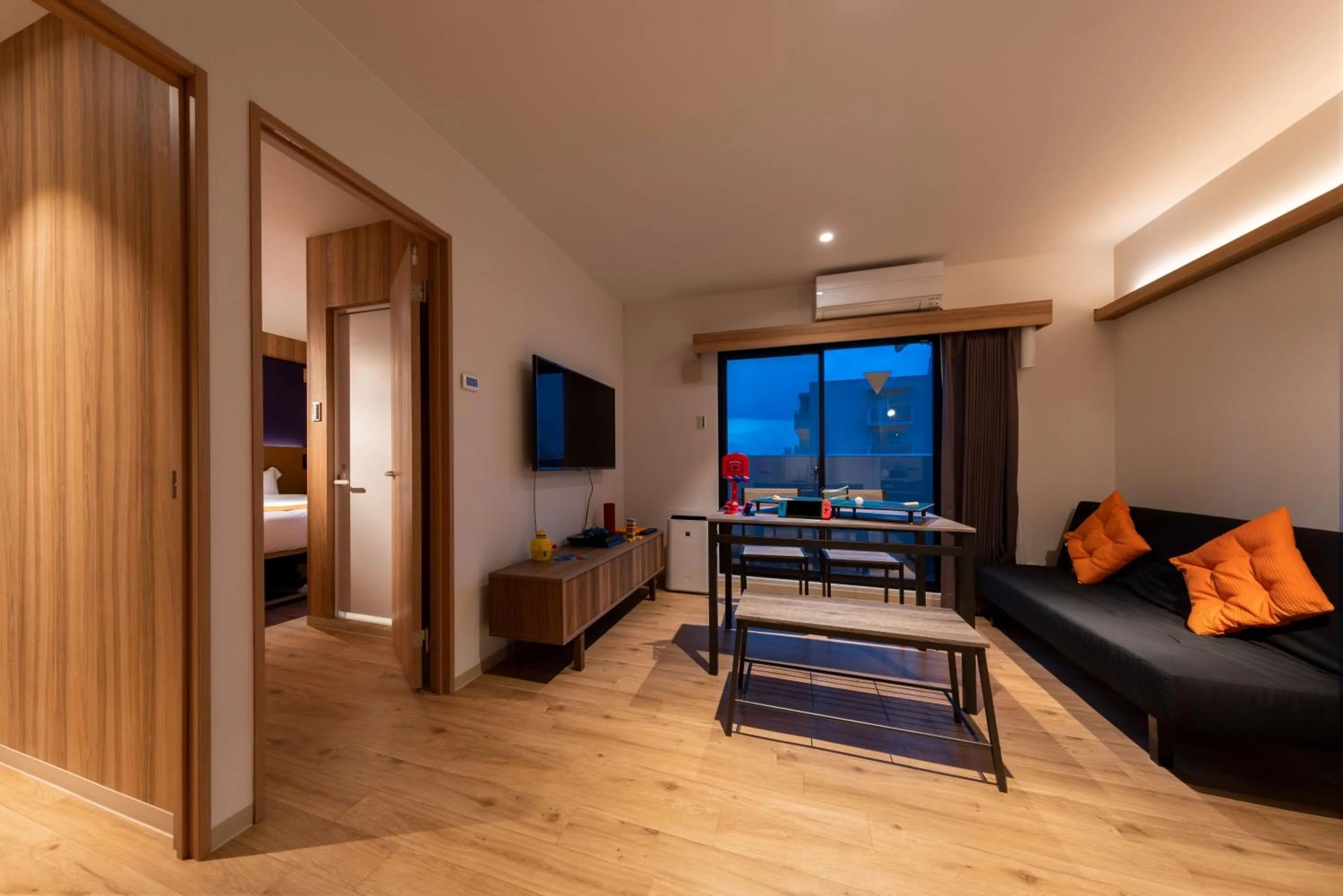 Communal lounge/ TV room in Popway Residence Tennoji