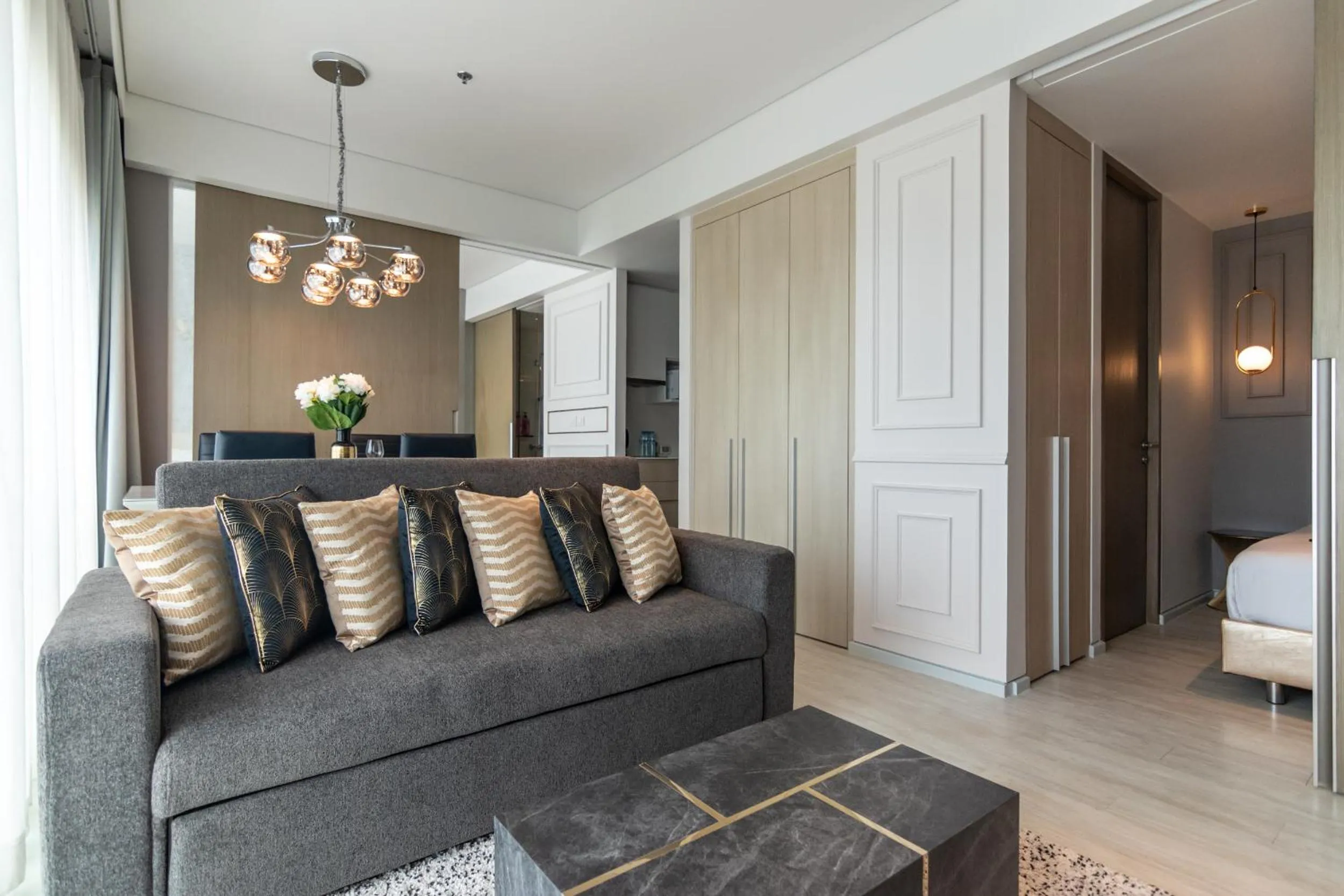 Bed in Pattaya Holiday at Veranda Residence Pattaya