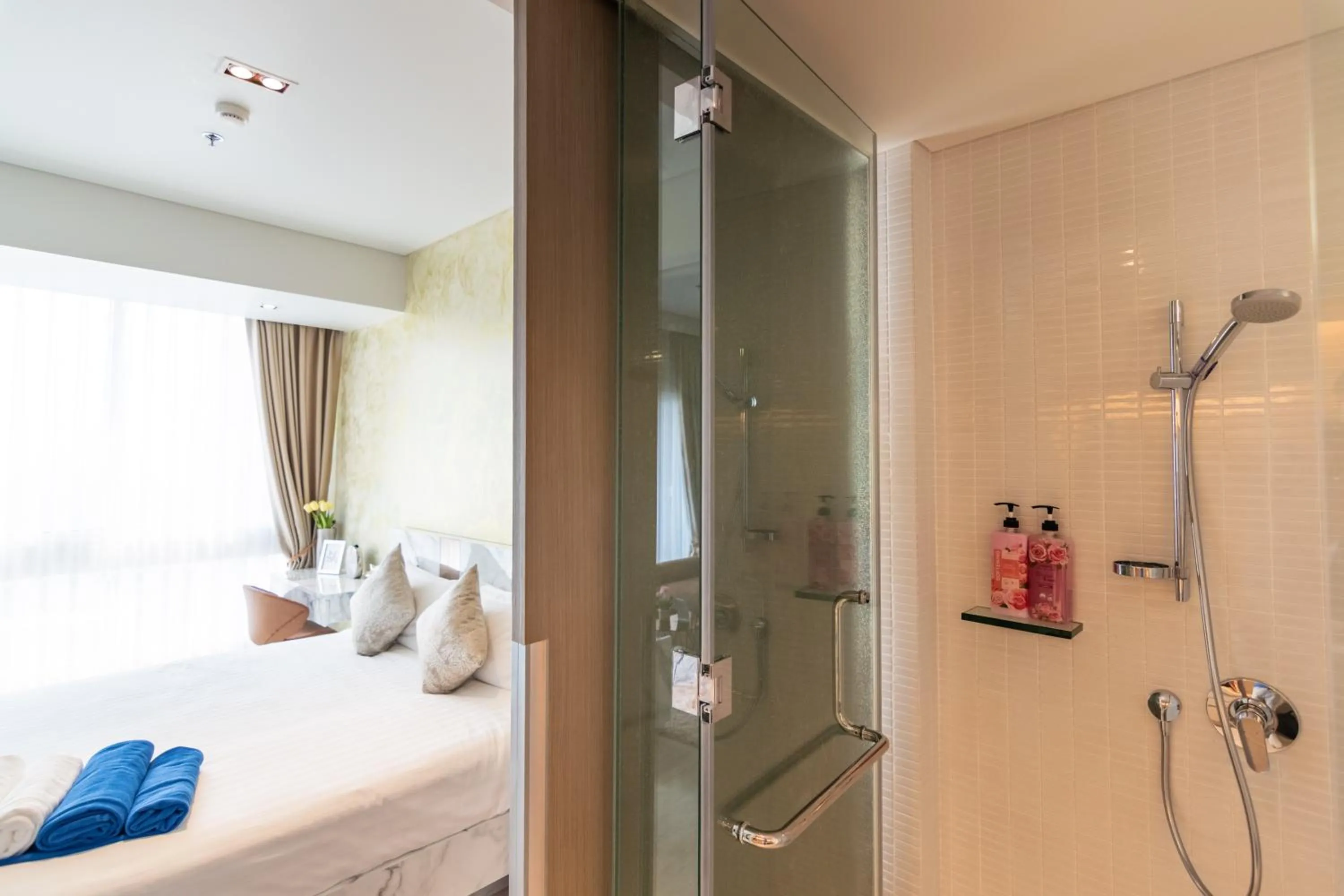 Bed in Pattaya Holiday at Veranda Residence Pattaya