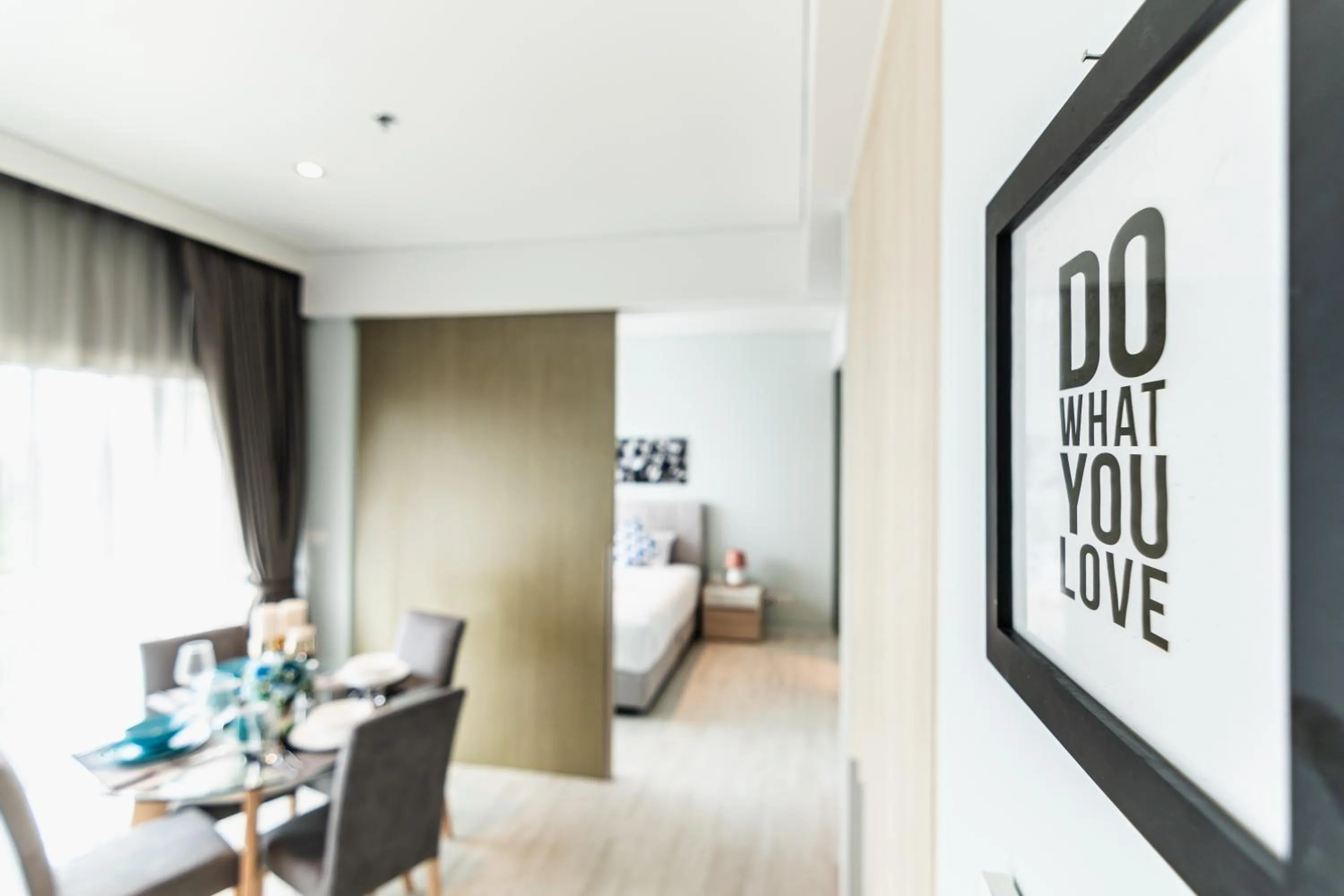 Bed in Pattaya Holiday at Veranda Residence Pattaya