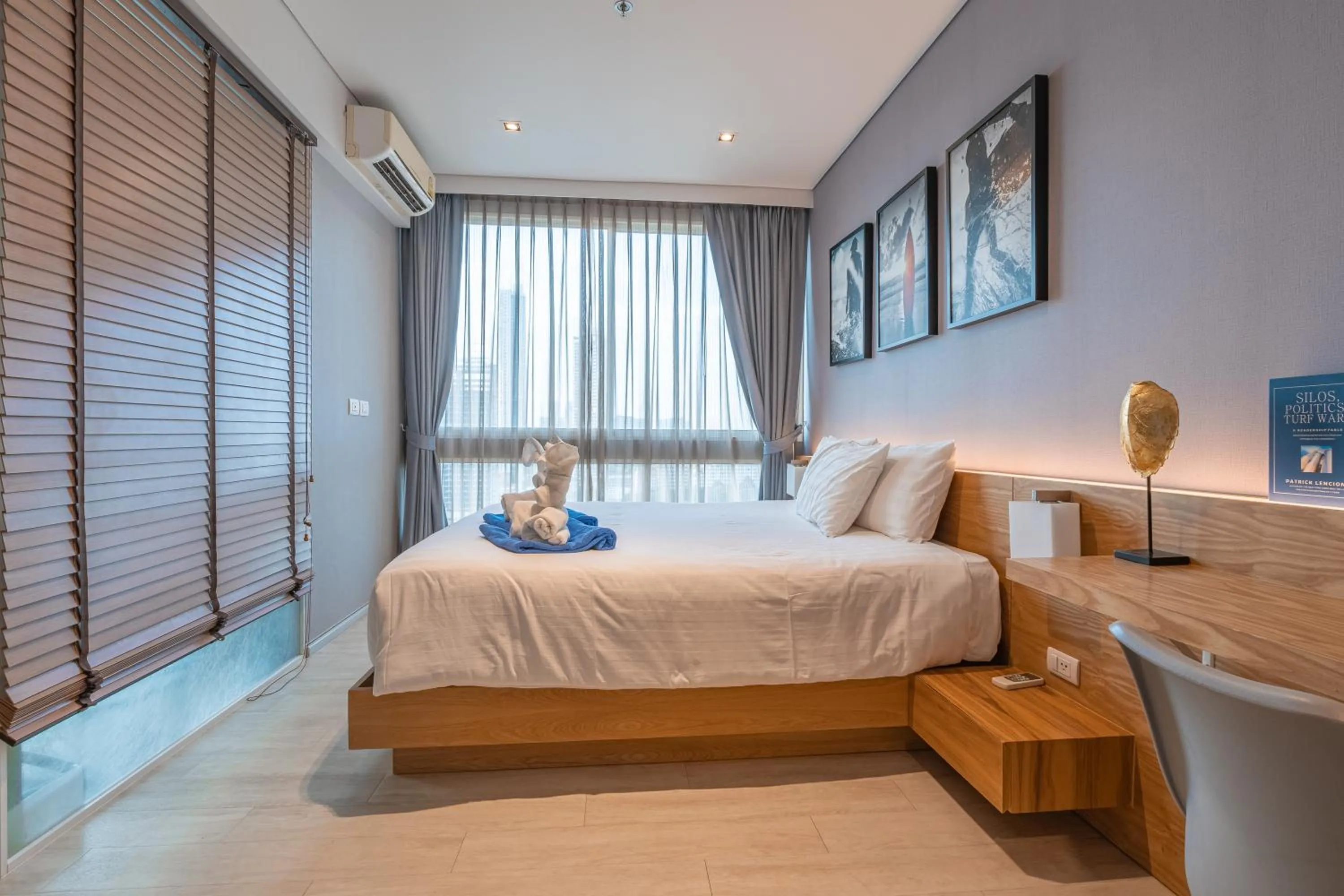 Bed in Pattaya Holiday at Veranda Residence Pattaya