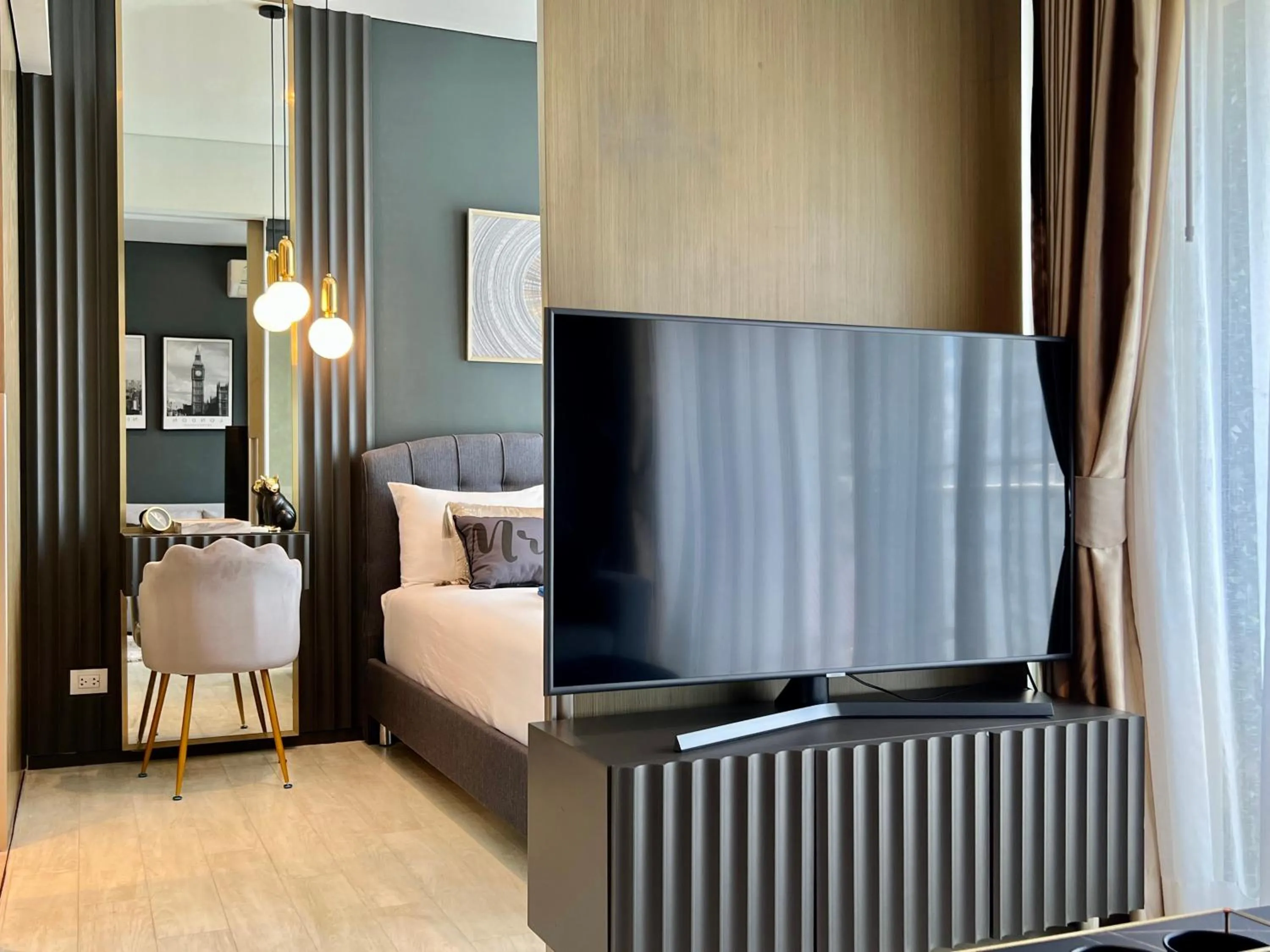 Bed in Pattaya Holiday at Veranda Residence Pattaya