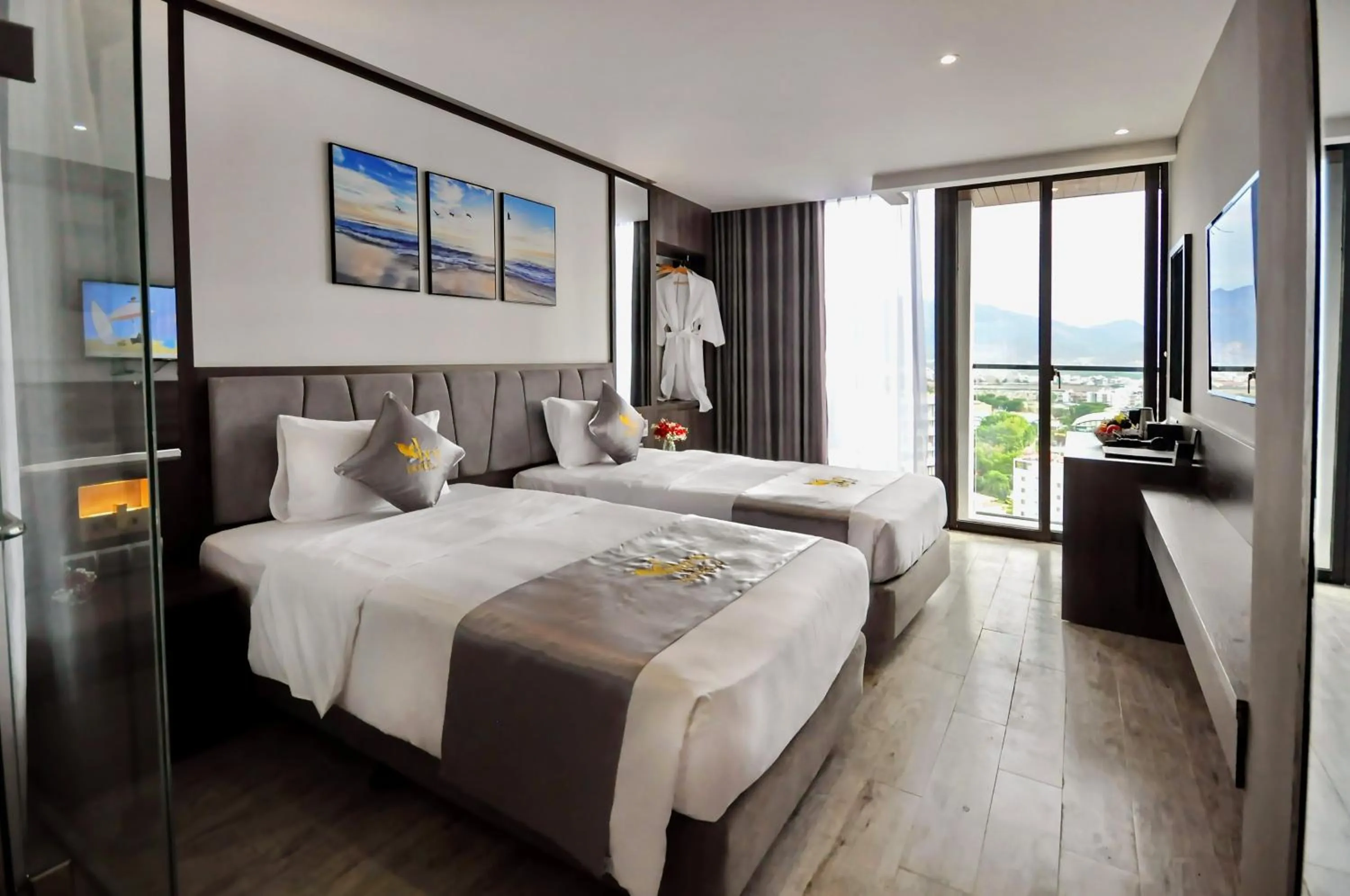 Bed in Ivy Hotel Nha Trang