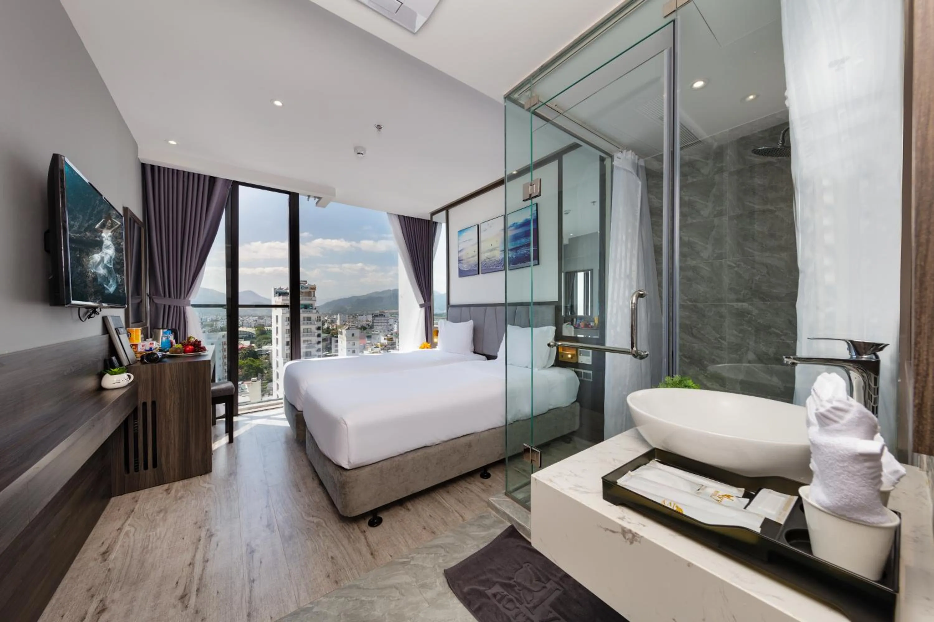 Photo of the whole room, Bed in Ivy Hotel Nha Trang