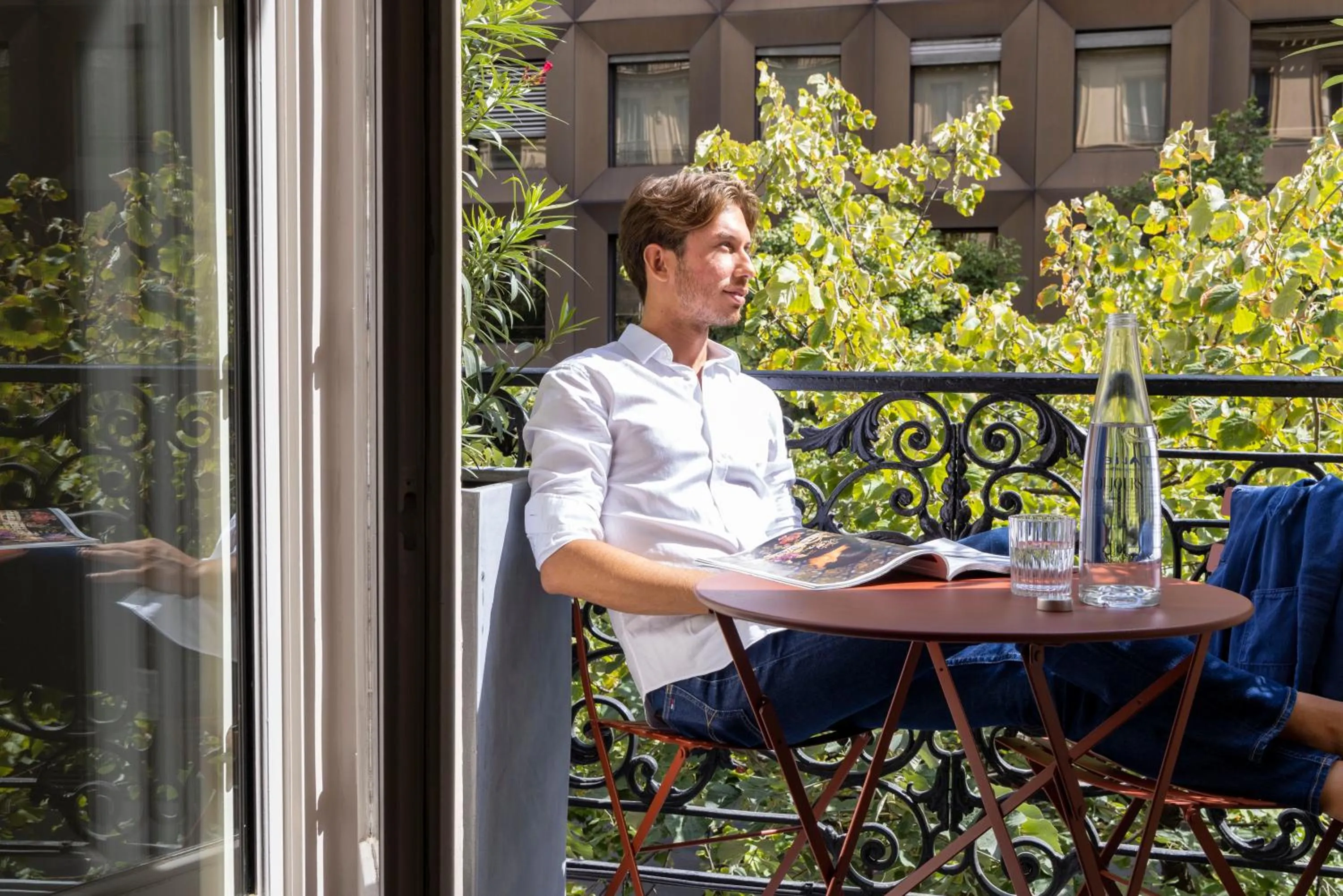 Balcony/Terrace in Hôtel Toujours & Spa