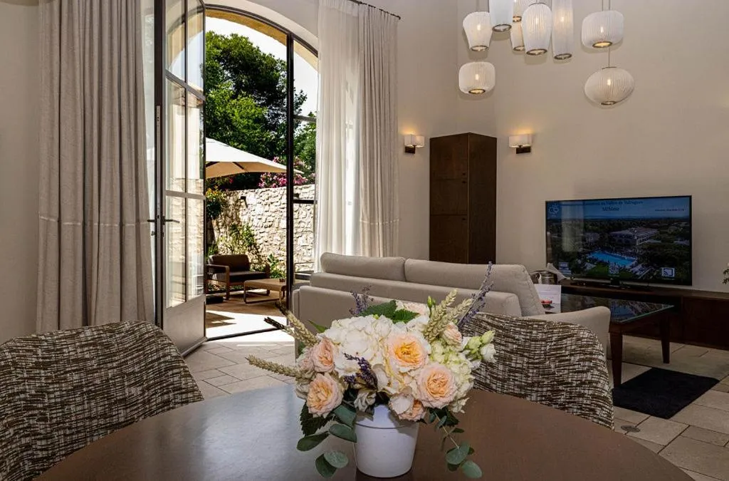 Seating area in Le Vallon de Valrugues Hotel Spa & Villas