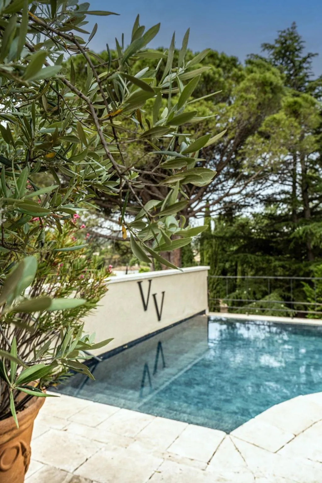 Swimming pool in Le Vallon de Valrugues Hotel Spa & Villas