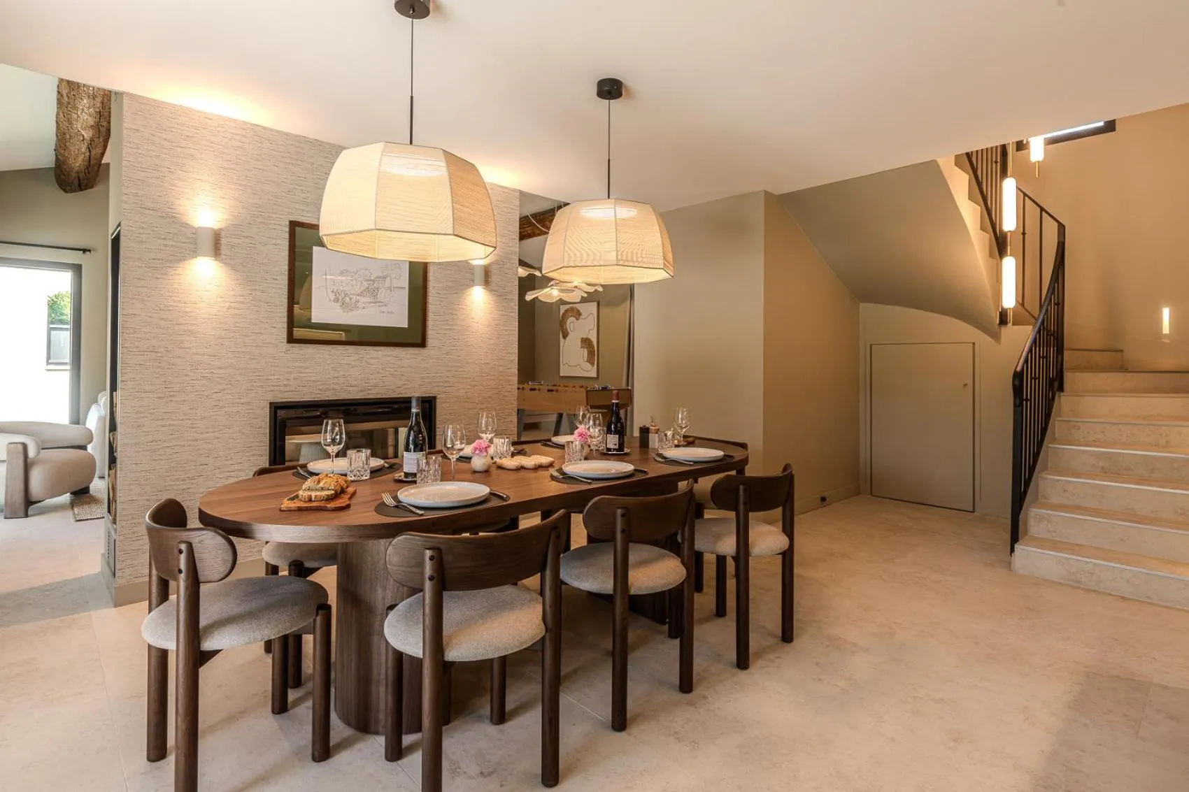 Dining area in Le Vallon de Valrugues Hotel Spa & Villas