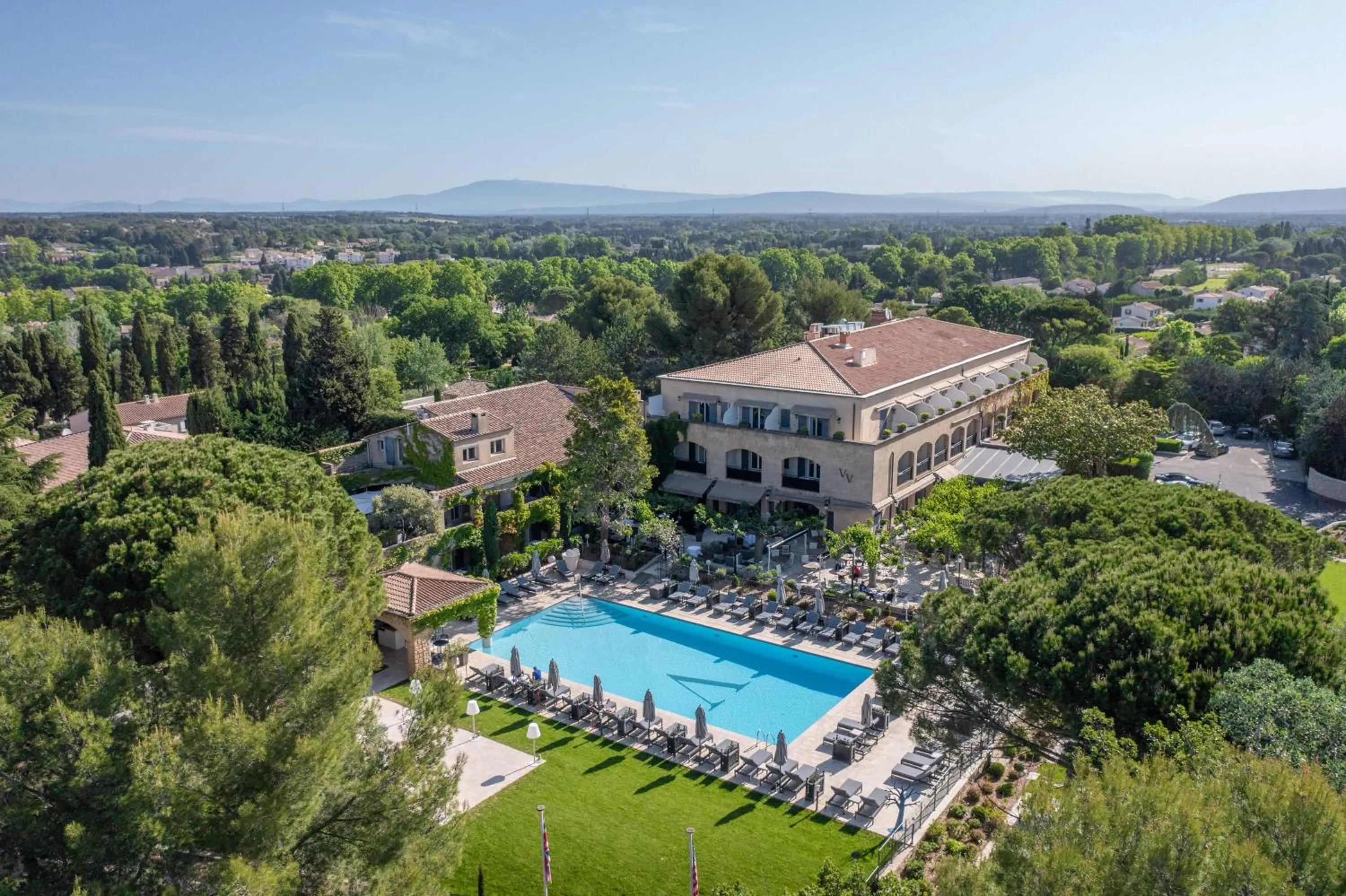 Bird's eye view in Le Vallon de Valrugues Hotel Spa & Villas