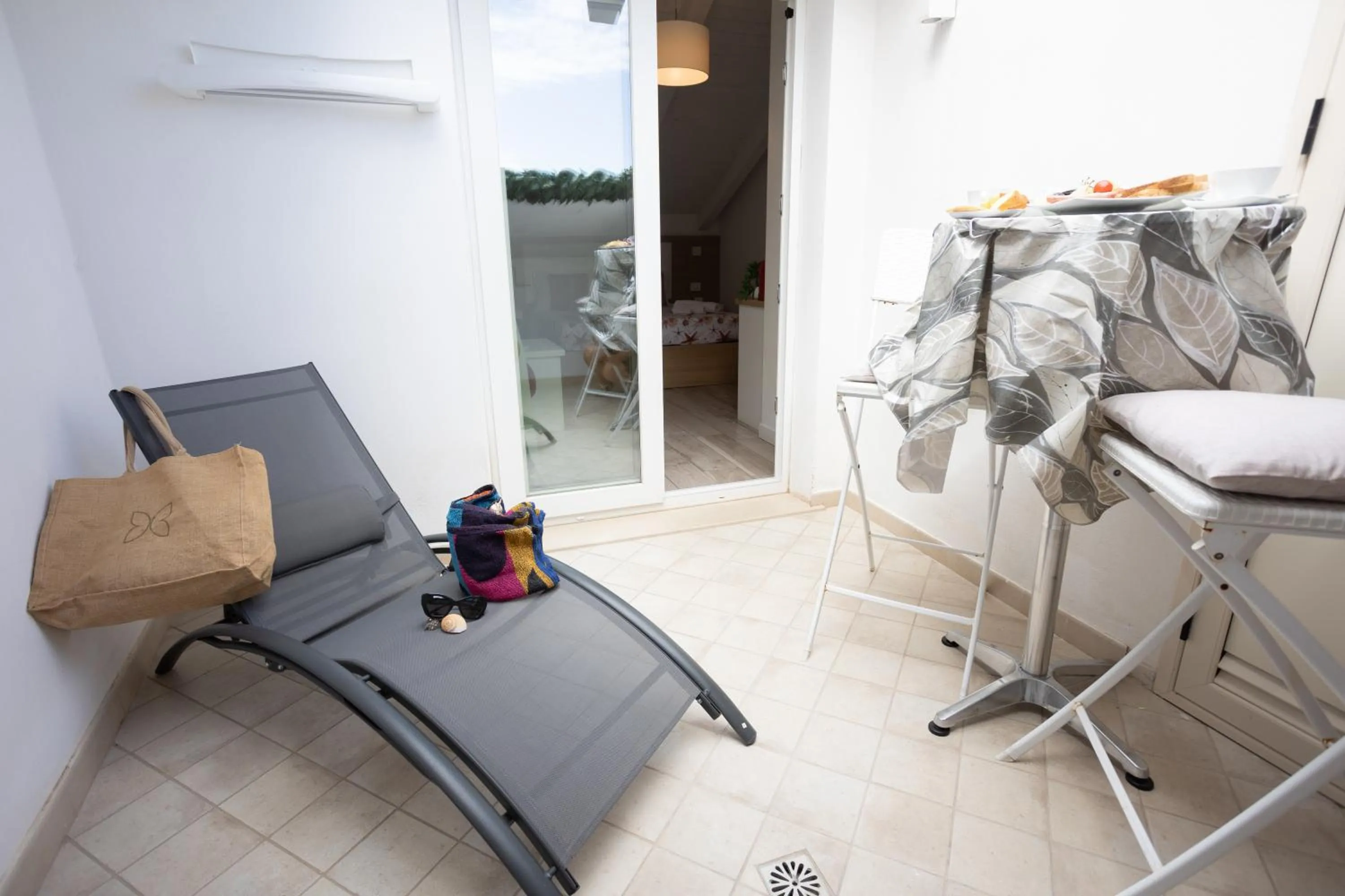 Patio in B&B Island Vista mare