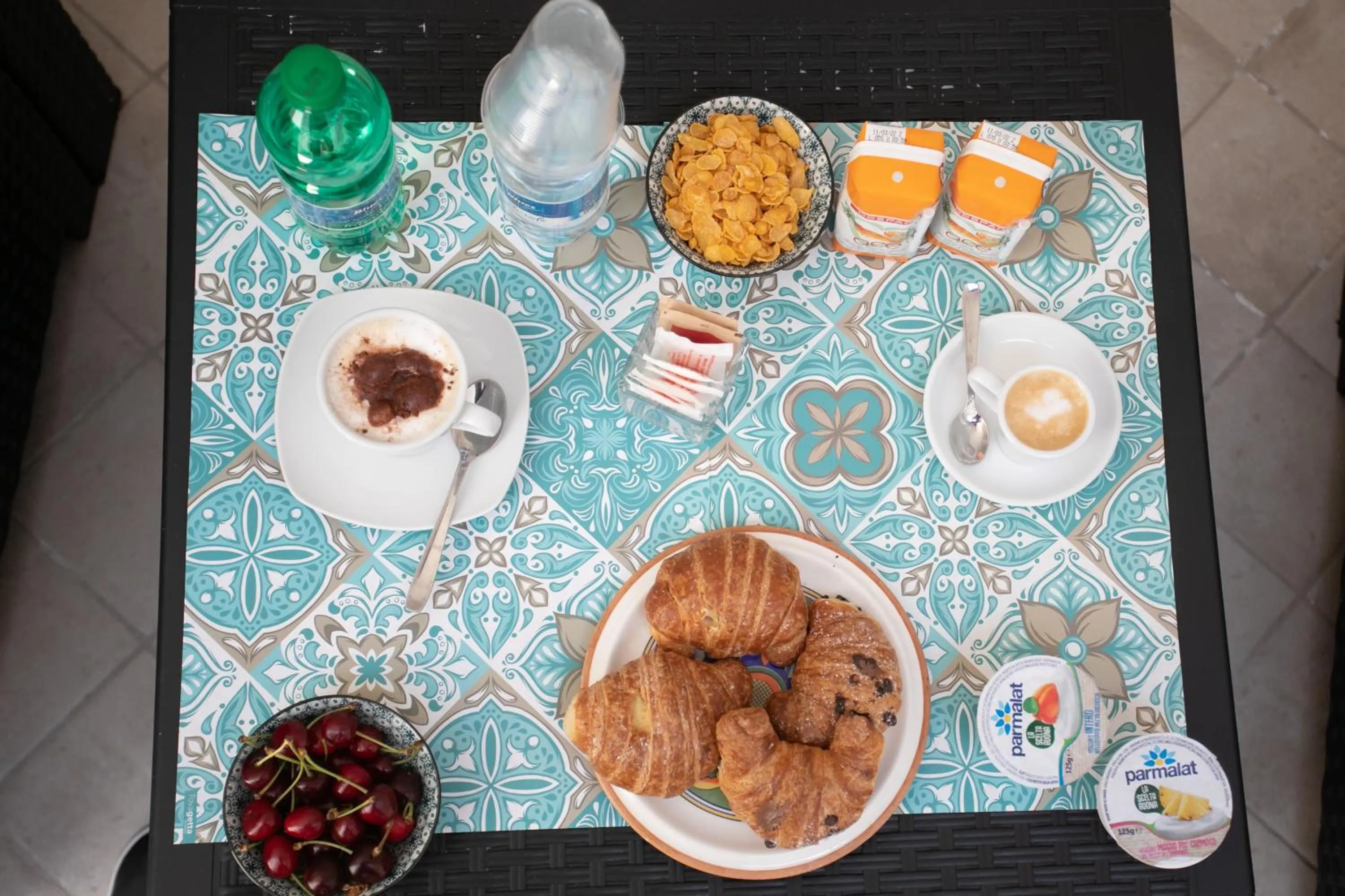 Food and drinks in B&B Island Vista mare