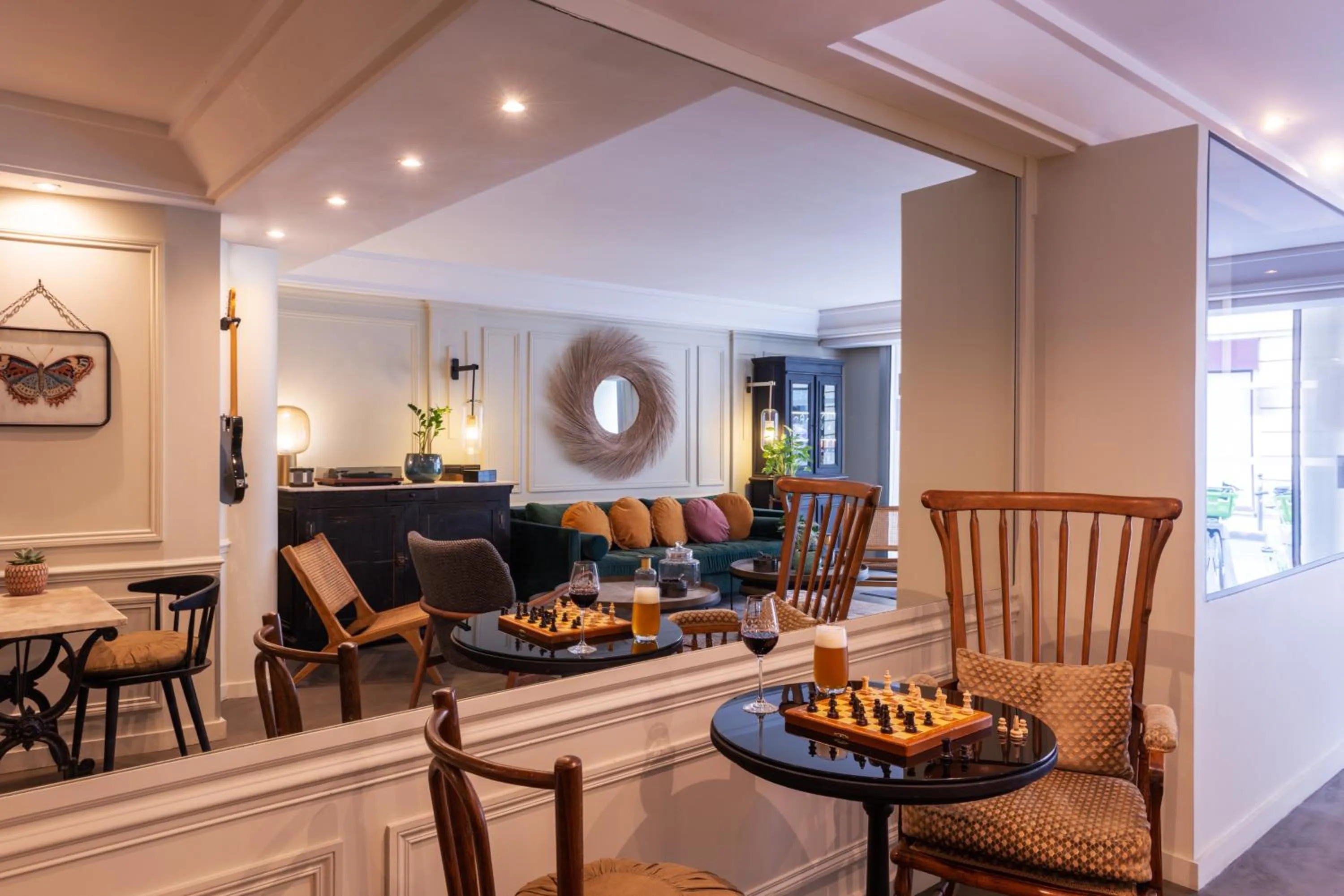 Living room in Hotel Touraine Opera