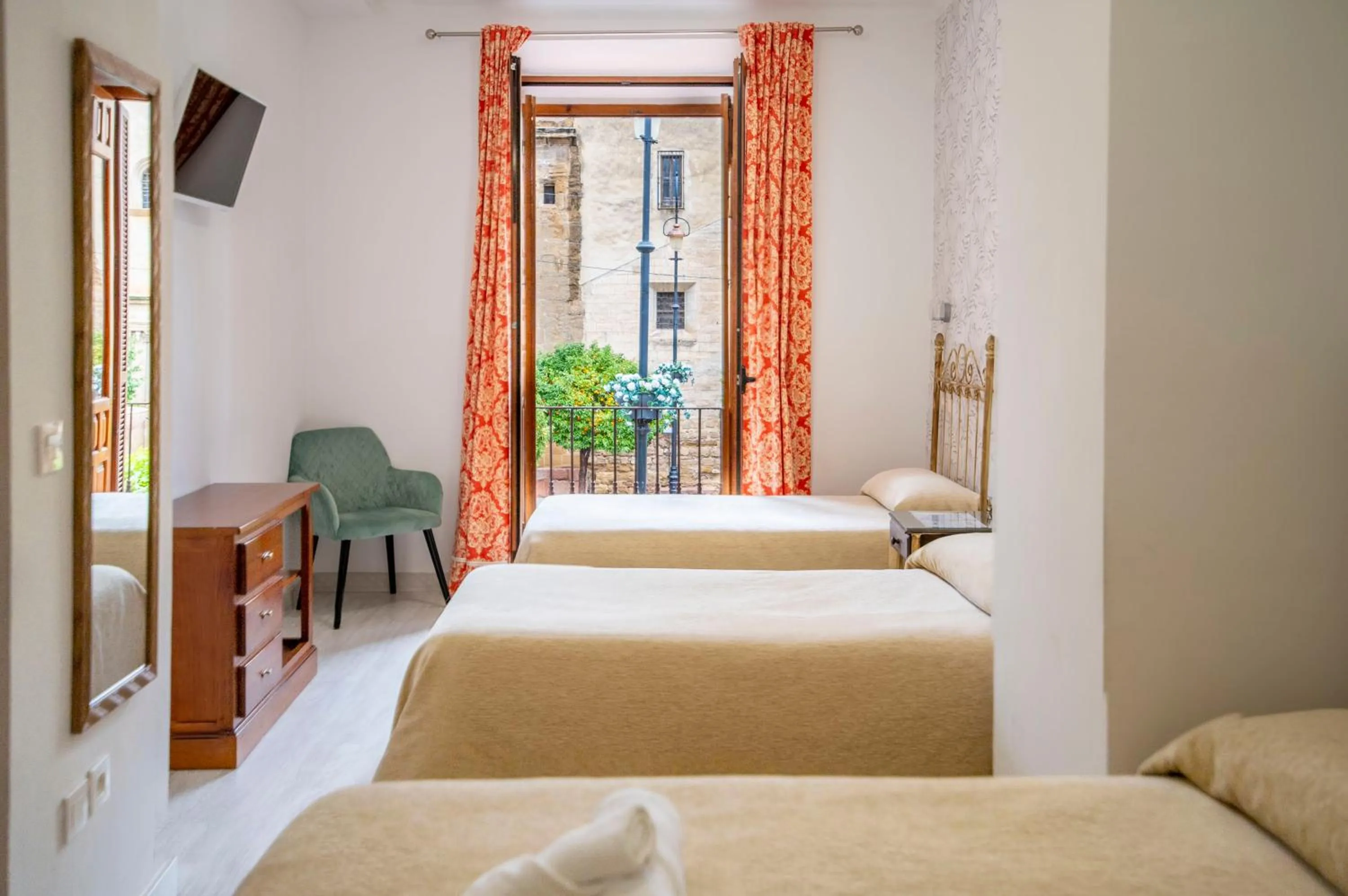 Decorative detail, Bed in Hotel Manzanito