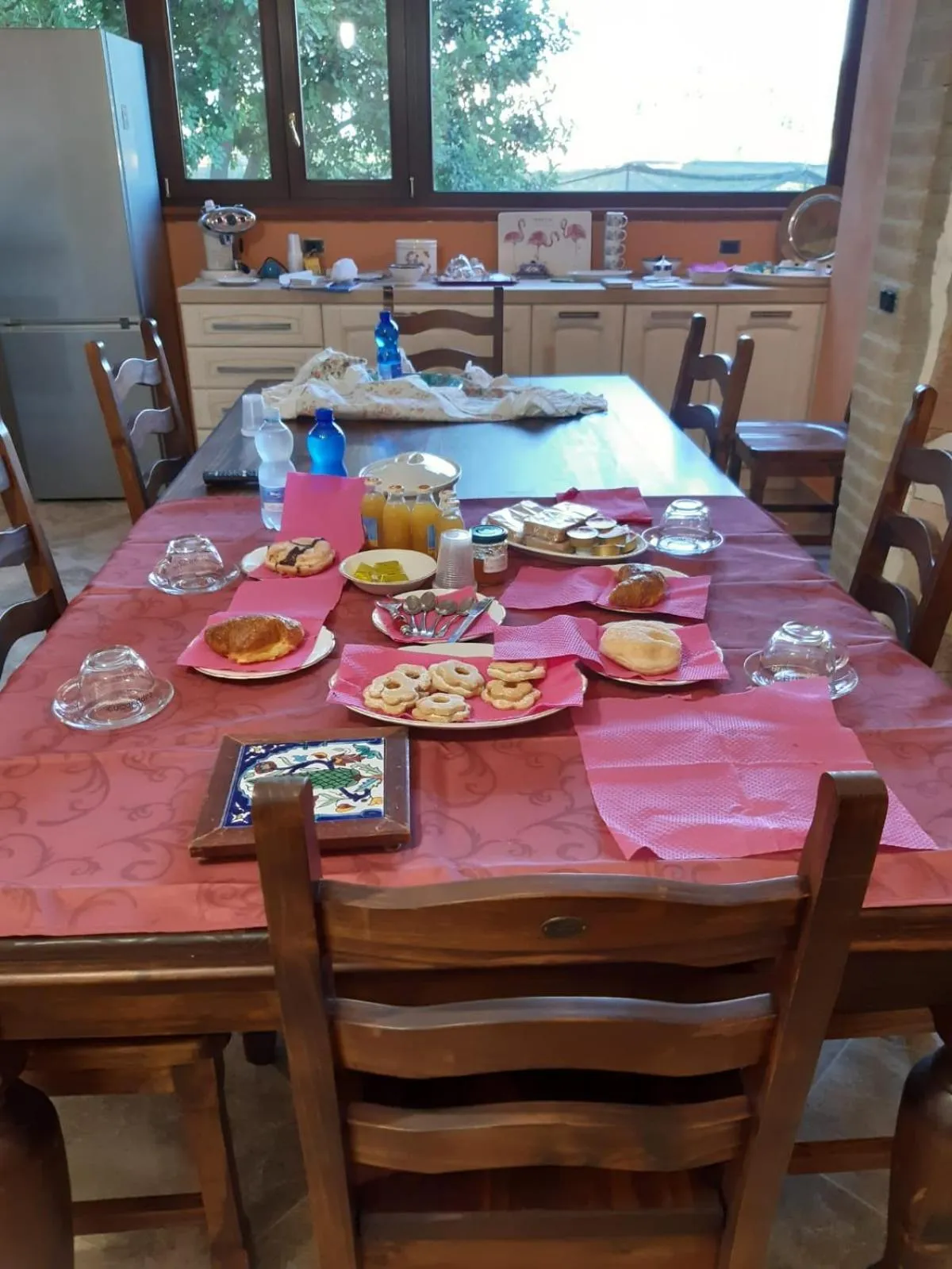 Food and drinks in B&B Il Pasha'