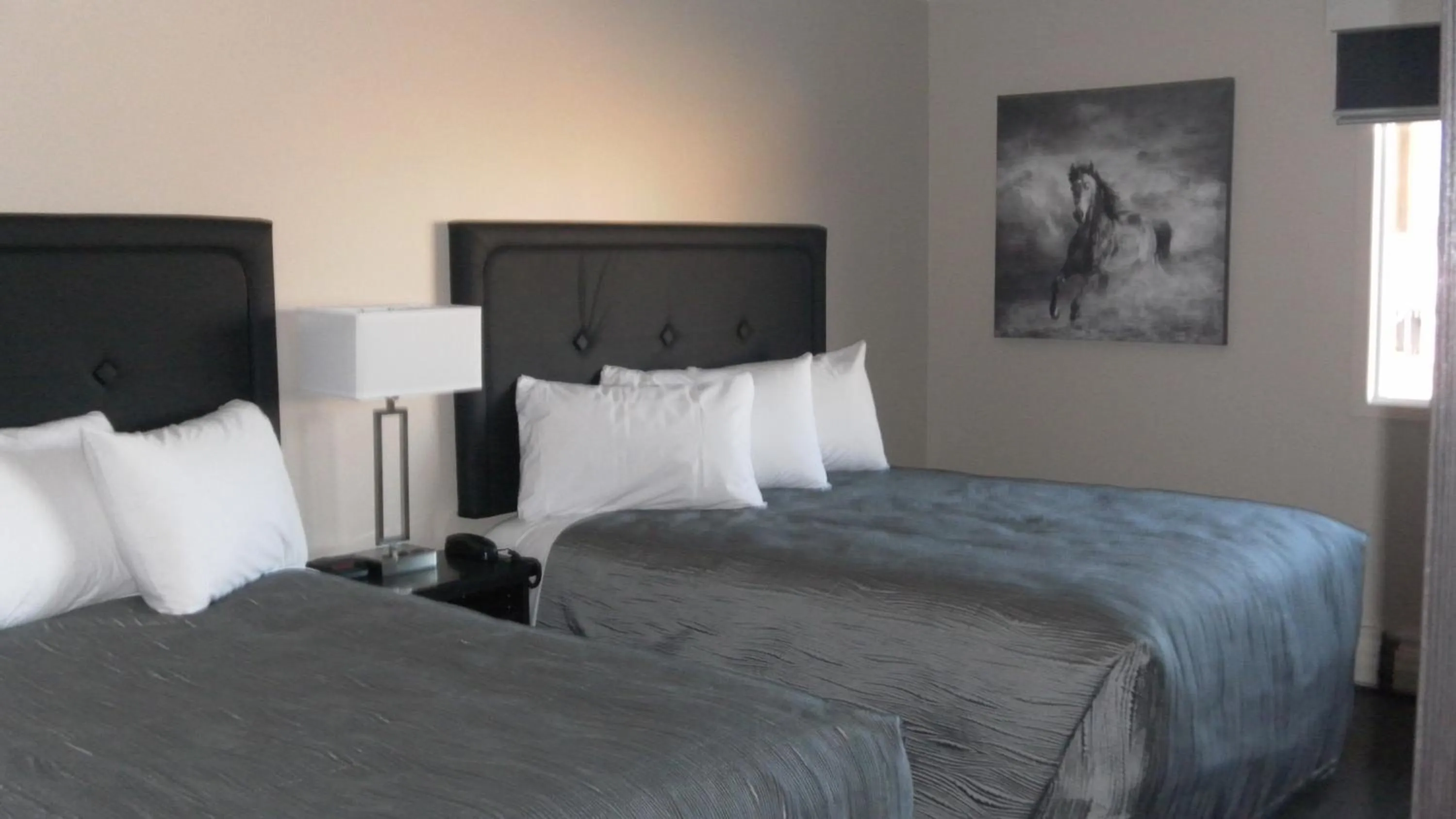 Bed in Stampeder Inn