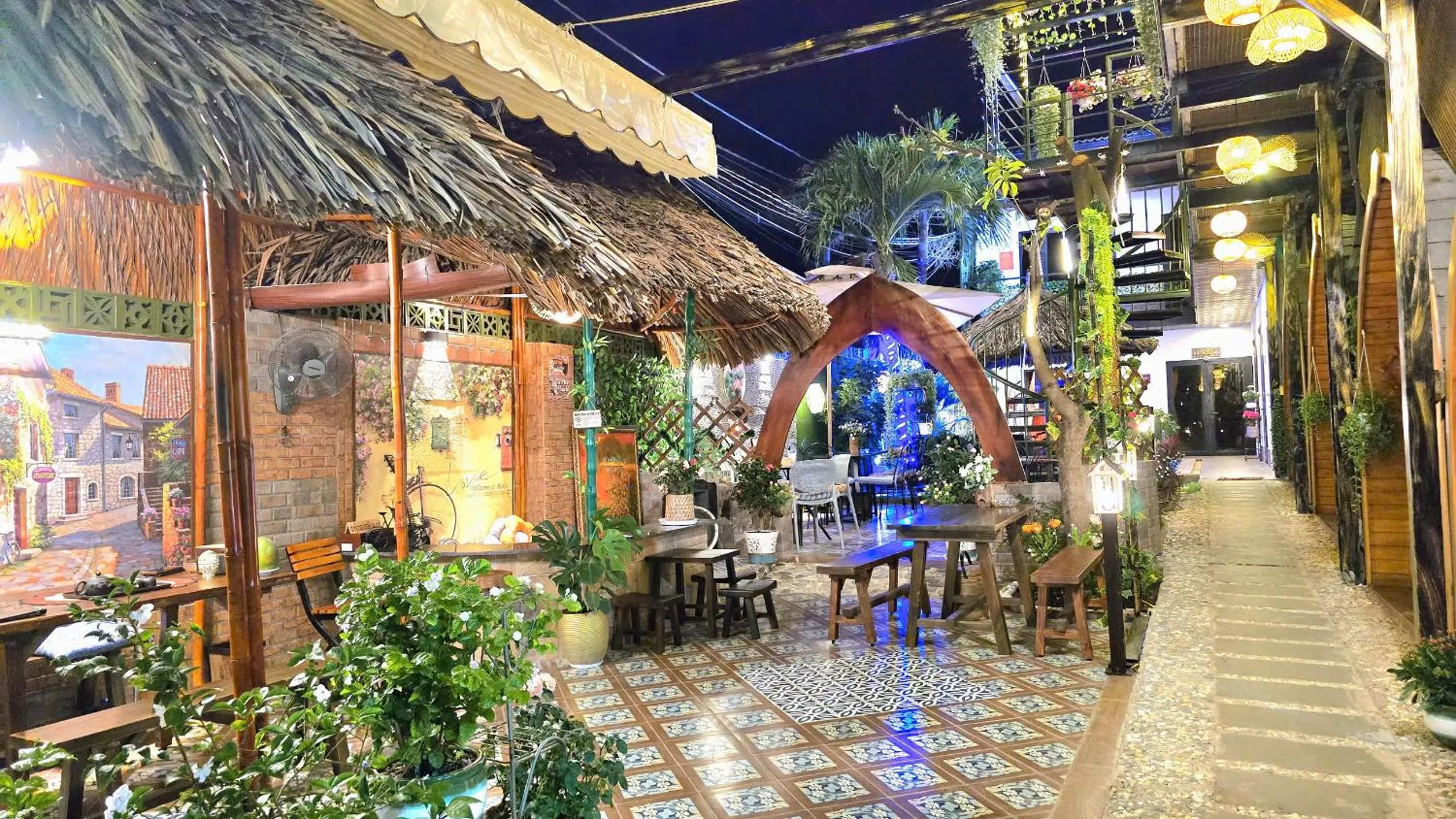 Patio in Mi Lan Boutique Resort