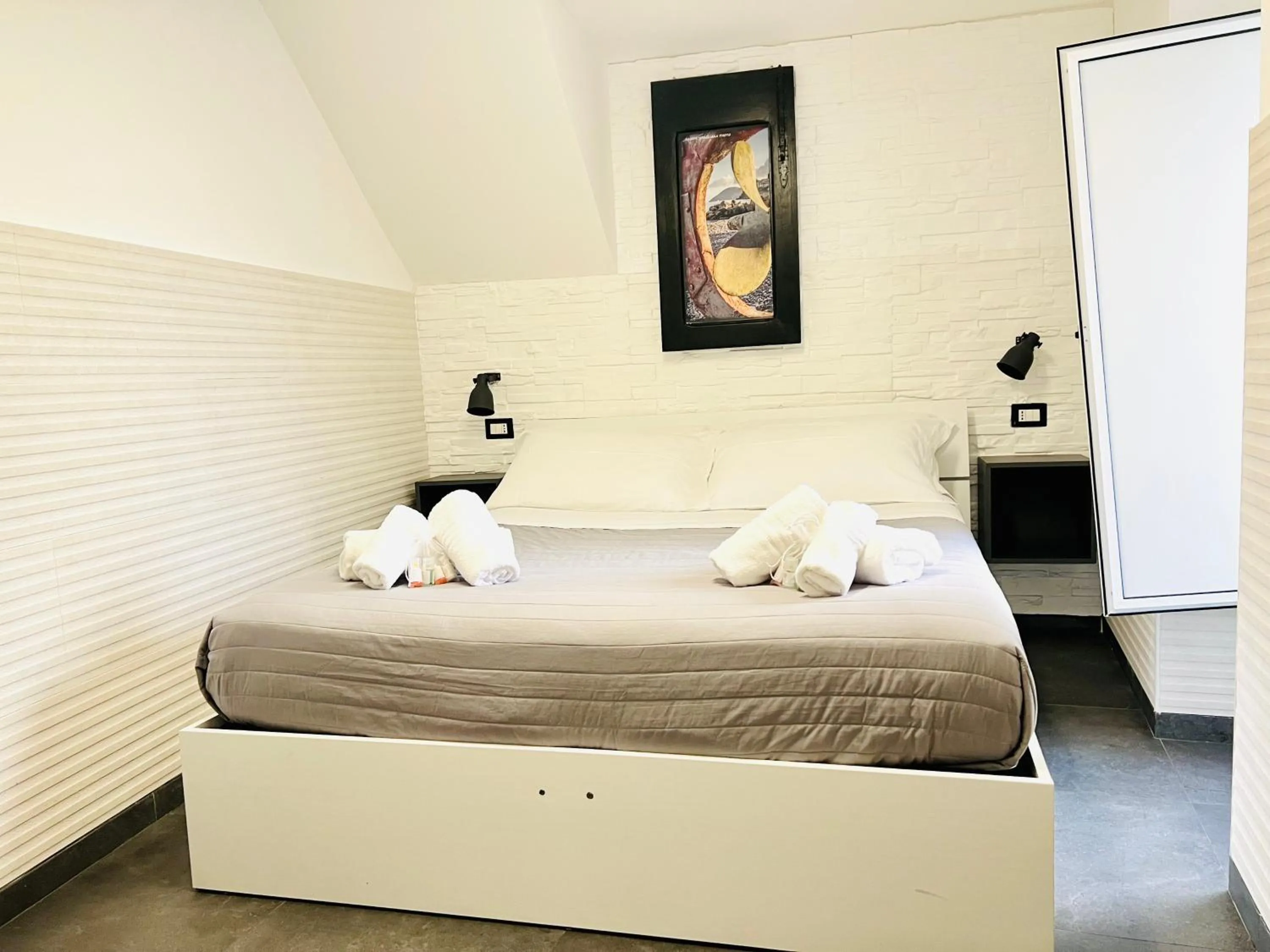 Bed in "Sweet Life" Casa Vacanze