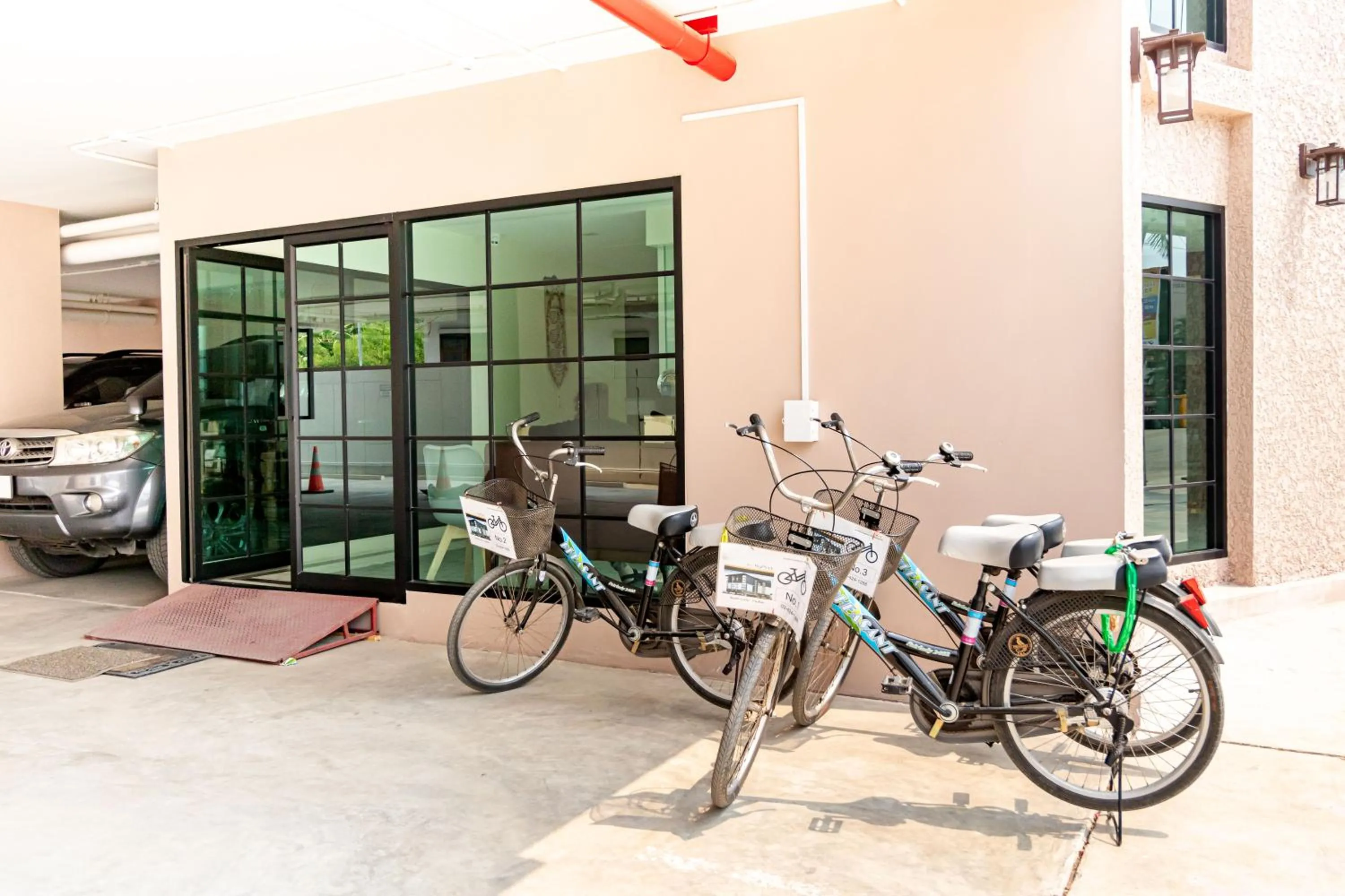 Cycling in BeWish Residence Bangphlat