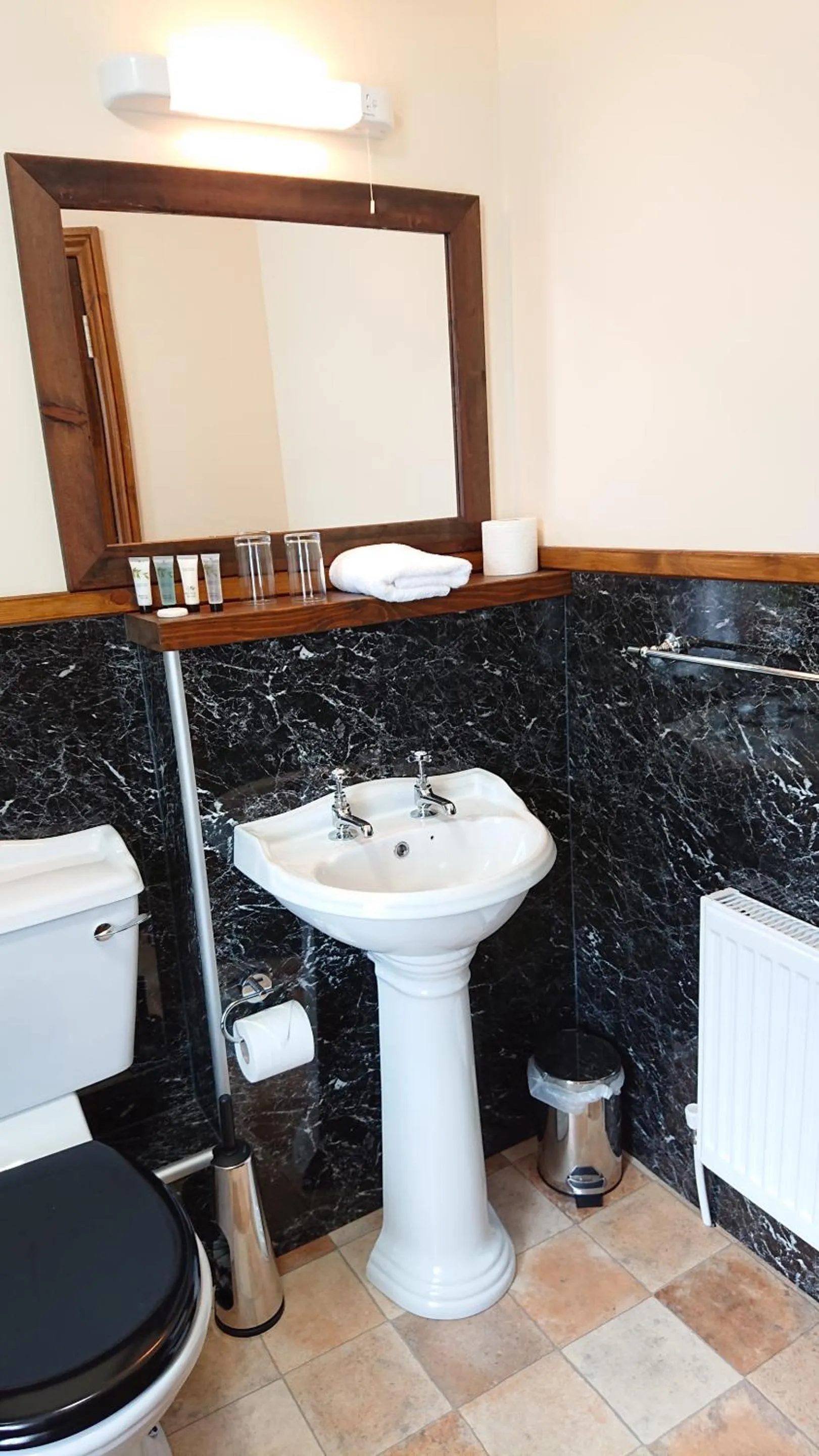 Bathroom in Great Trethew Hotel - Self Catering Lodges - Bar & Restaurant
