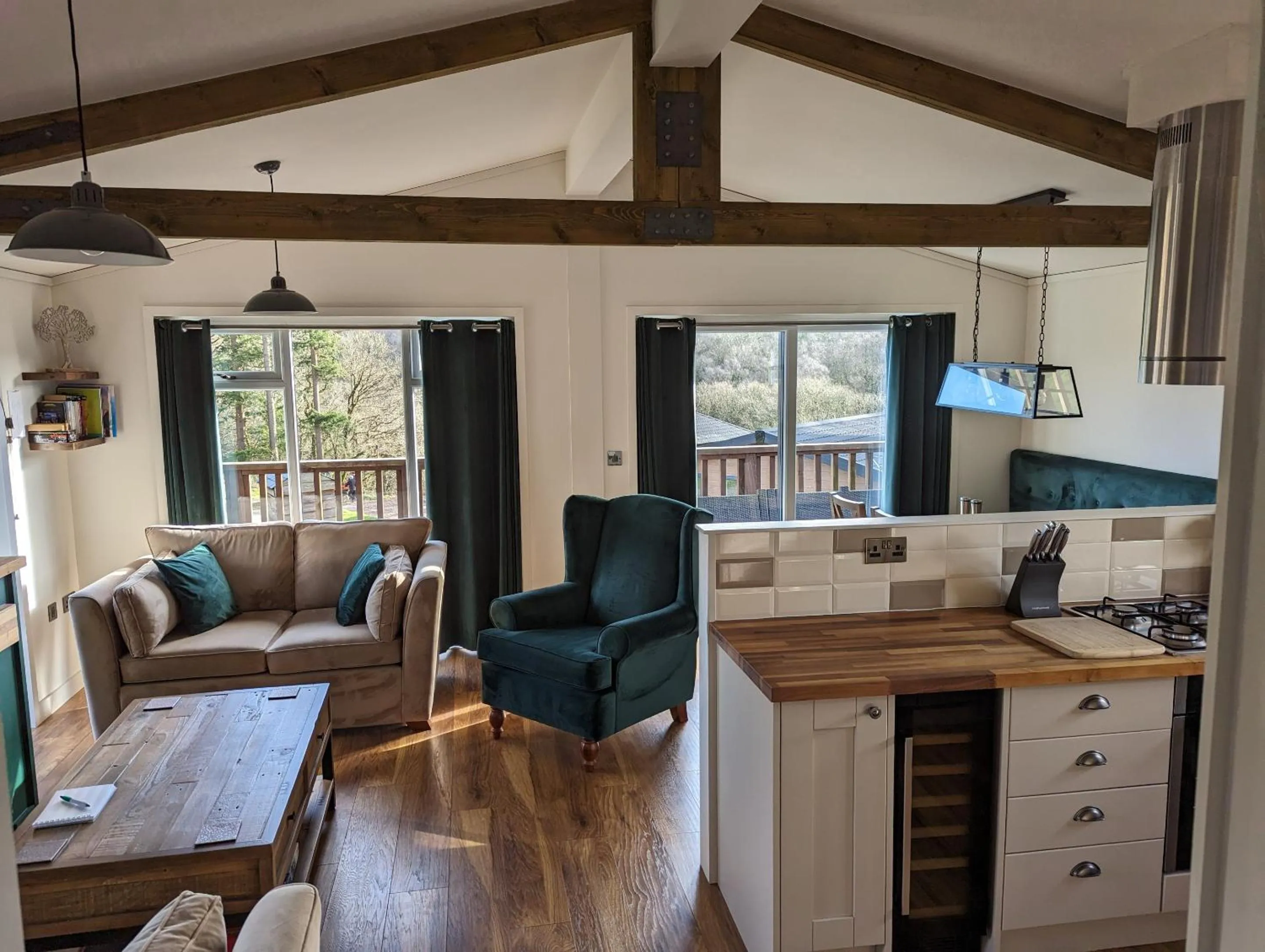 Living room in Great Trethew Hotel - Self Catering Lodges - Bar & Restaurant