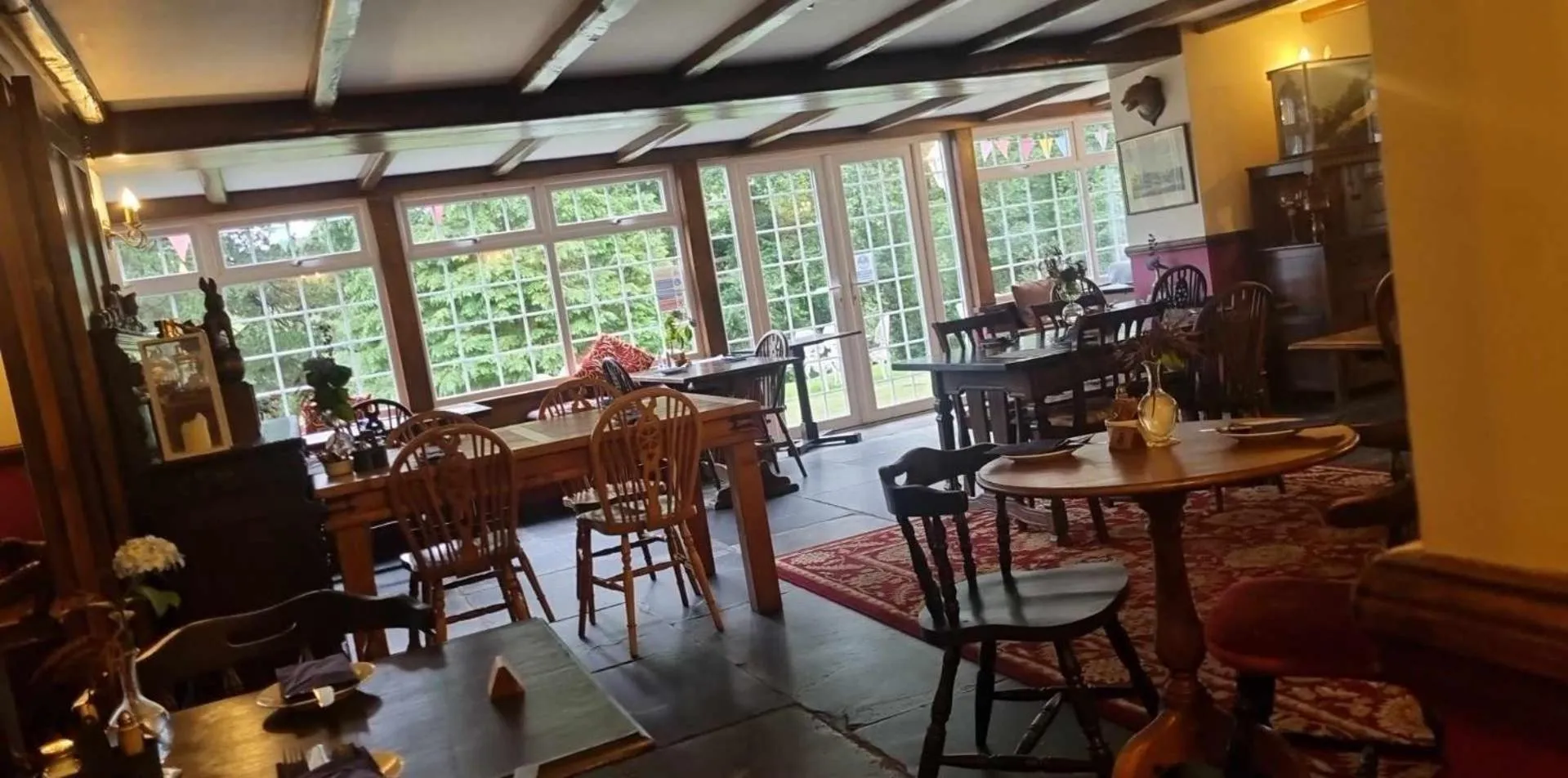 Dining area in Great Trethew Hotel - Self Catering Lodges - Bar & Restaurant