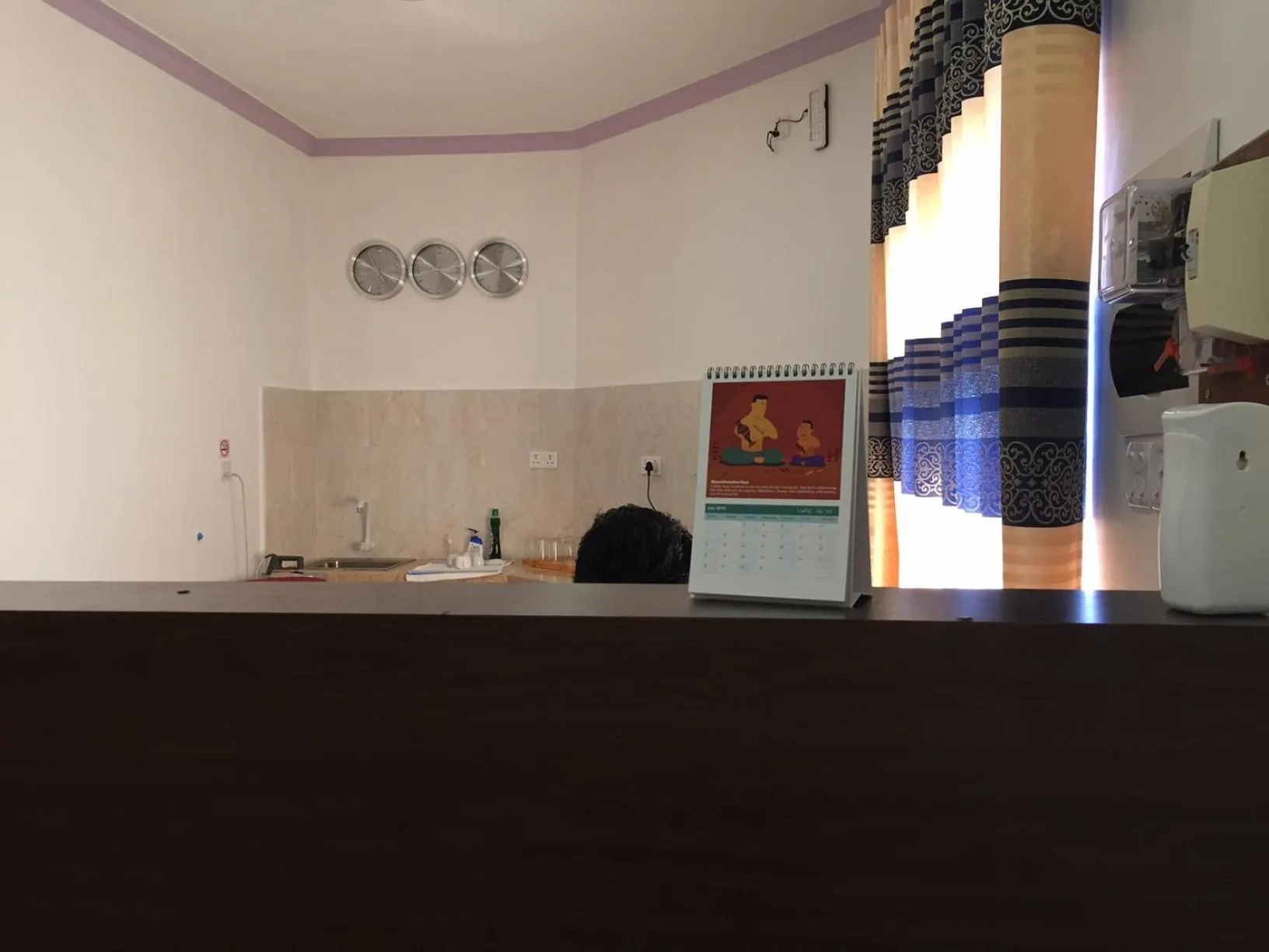 Seating area in Moodhumaa Inn