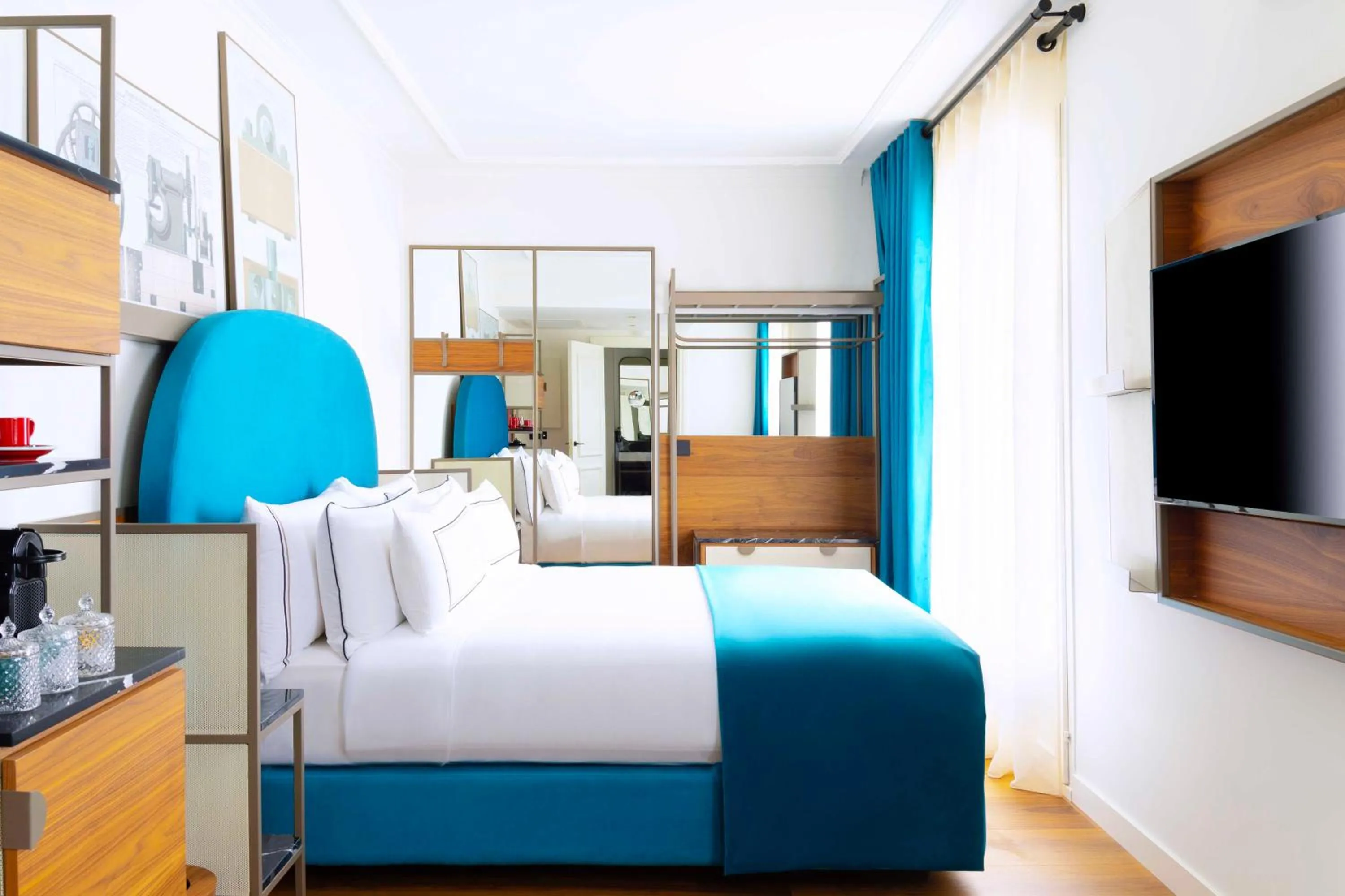 Bed in Villa Marquis a Member of Melia Collection Tour Eiffel