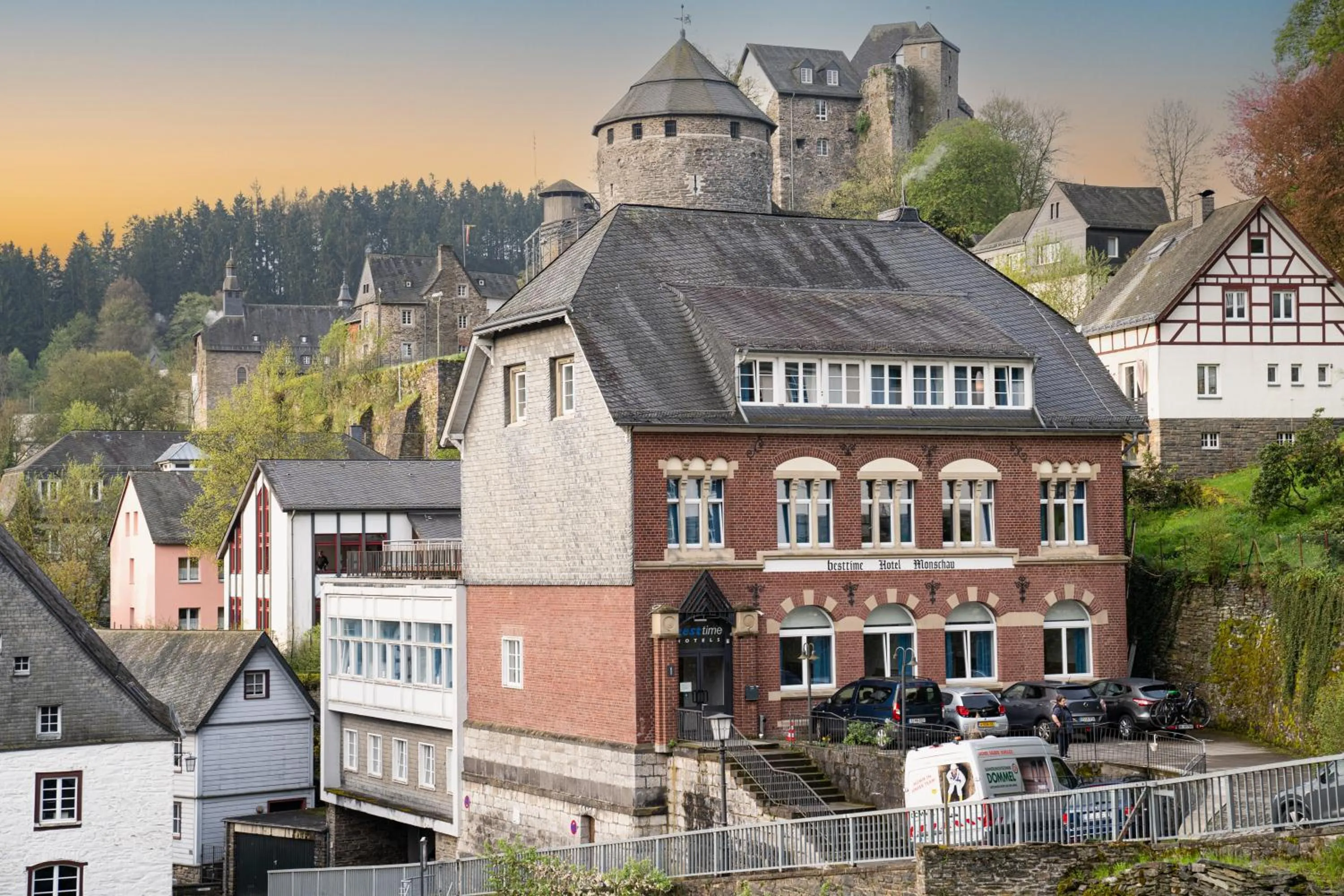 Property building in besttime Hotel Monschau