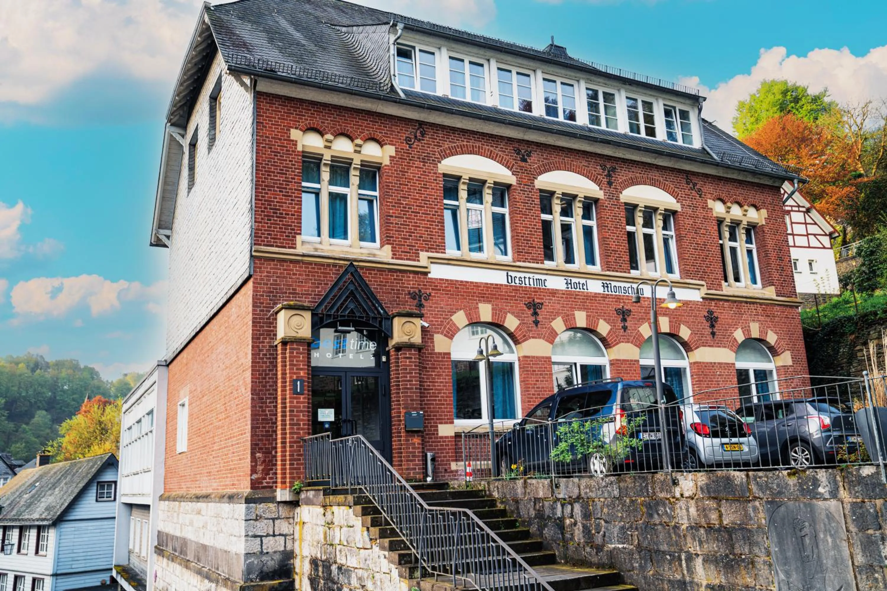 Property building in besttime Hotel Monschau