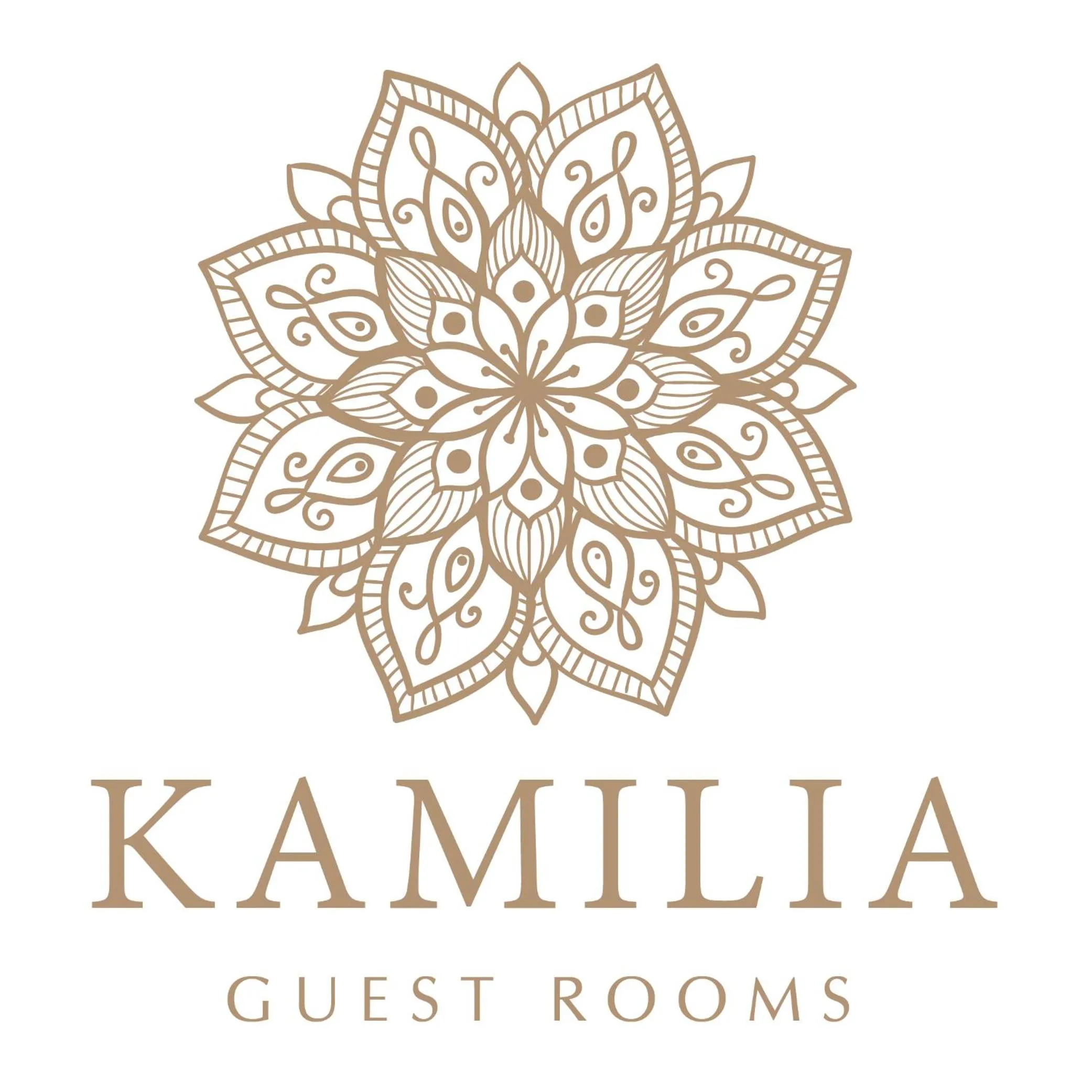 Property logo or sign in kamilia guestrooms
