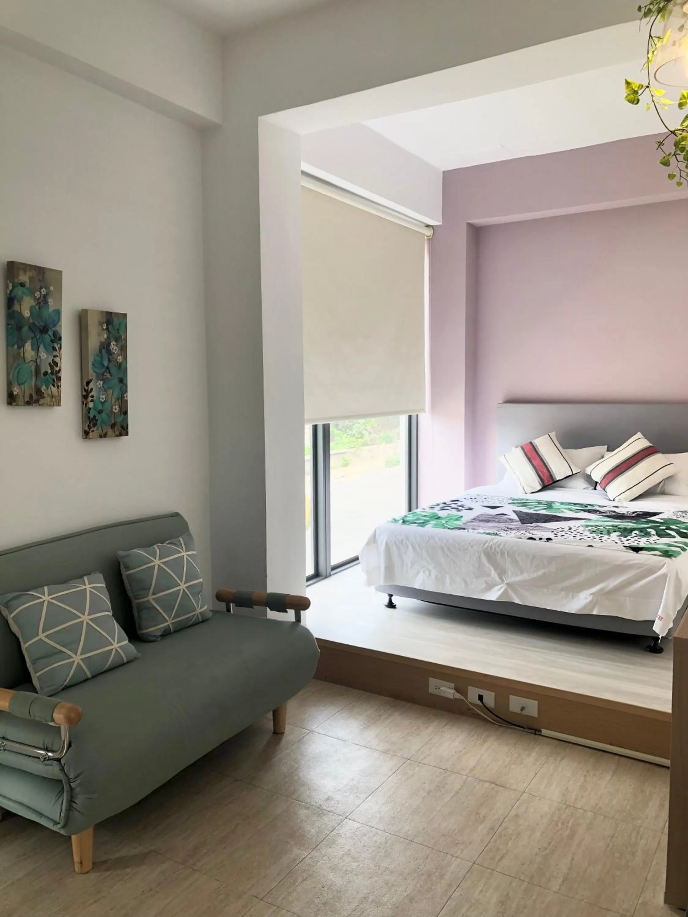 Bed in 依山村驛Yishan Village