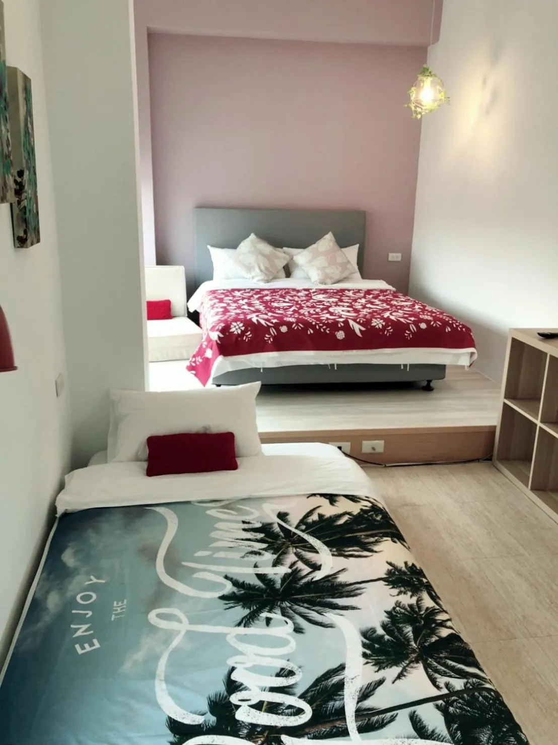 Bed in 依山村驛Yishan Village