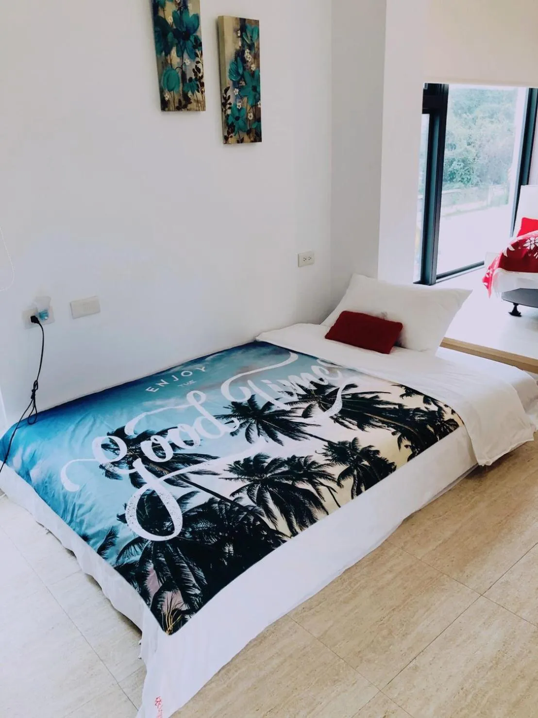 Bed in 依山村驛Yishan Village