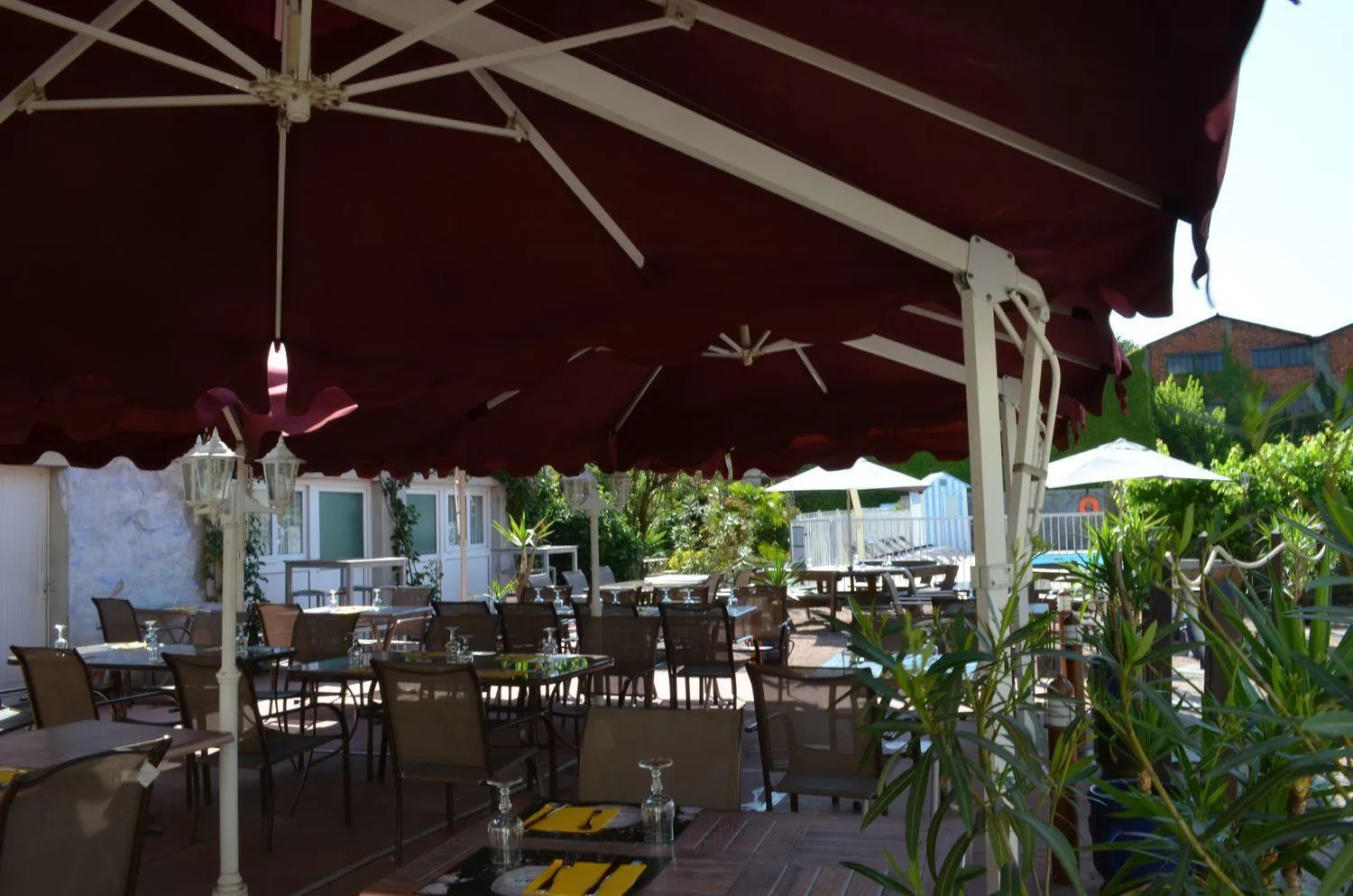 Patio in Le Relais Du Canalou