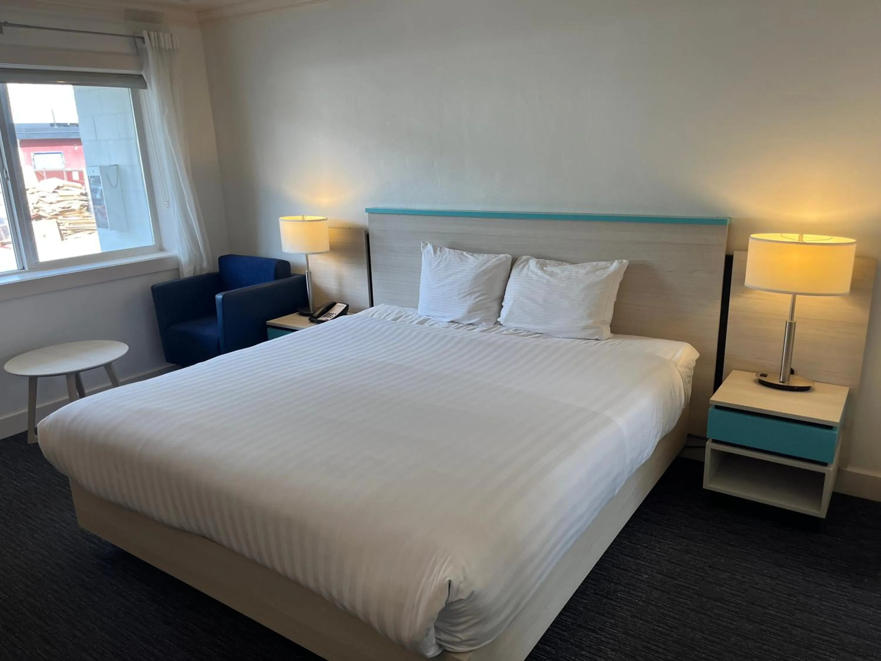 Bed in Revelstoke Lodge