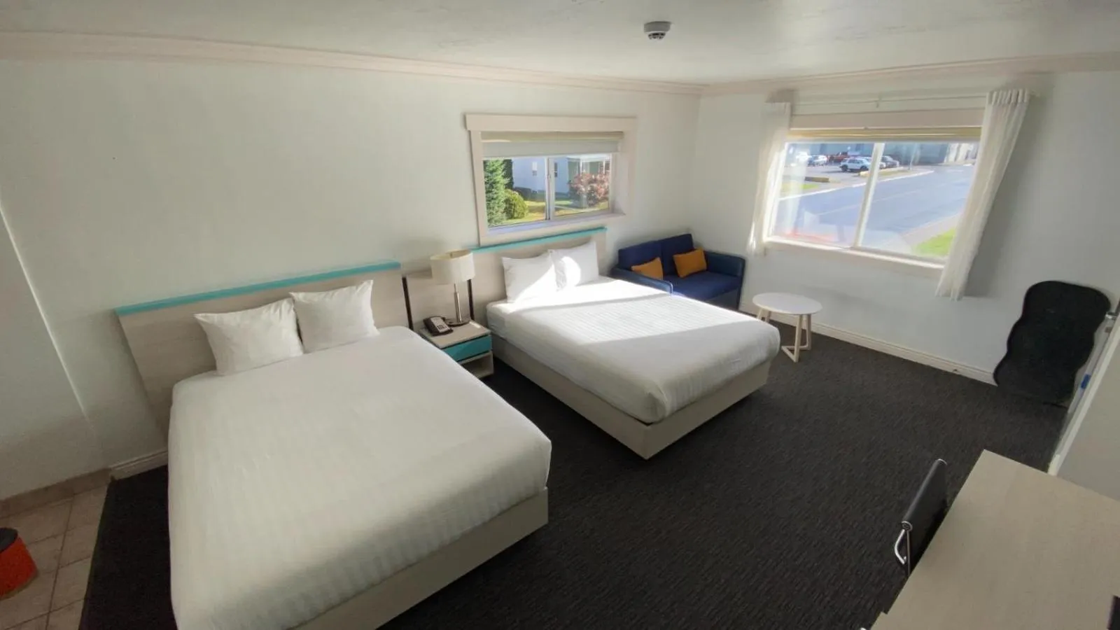 Bed in Revelstoke Lodge