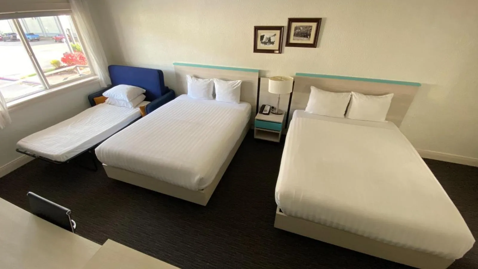 Bed in Revelstoke Lodge