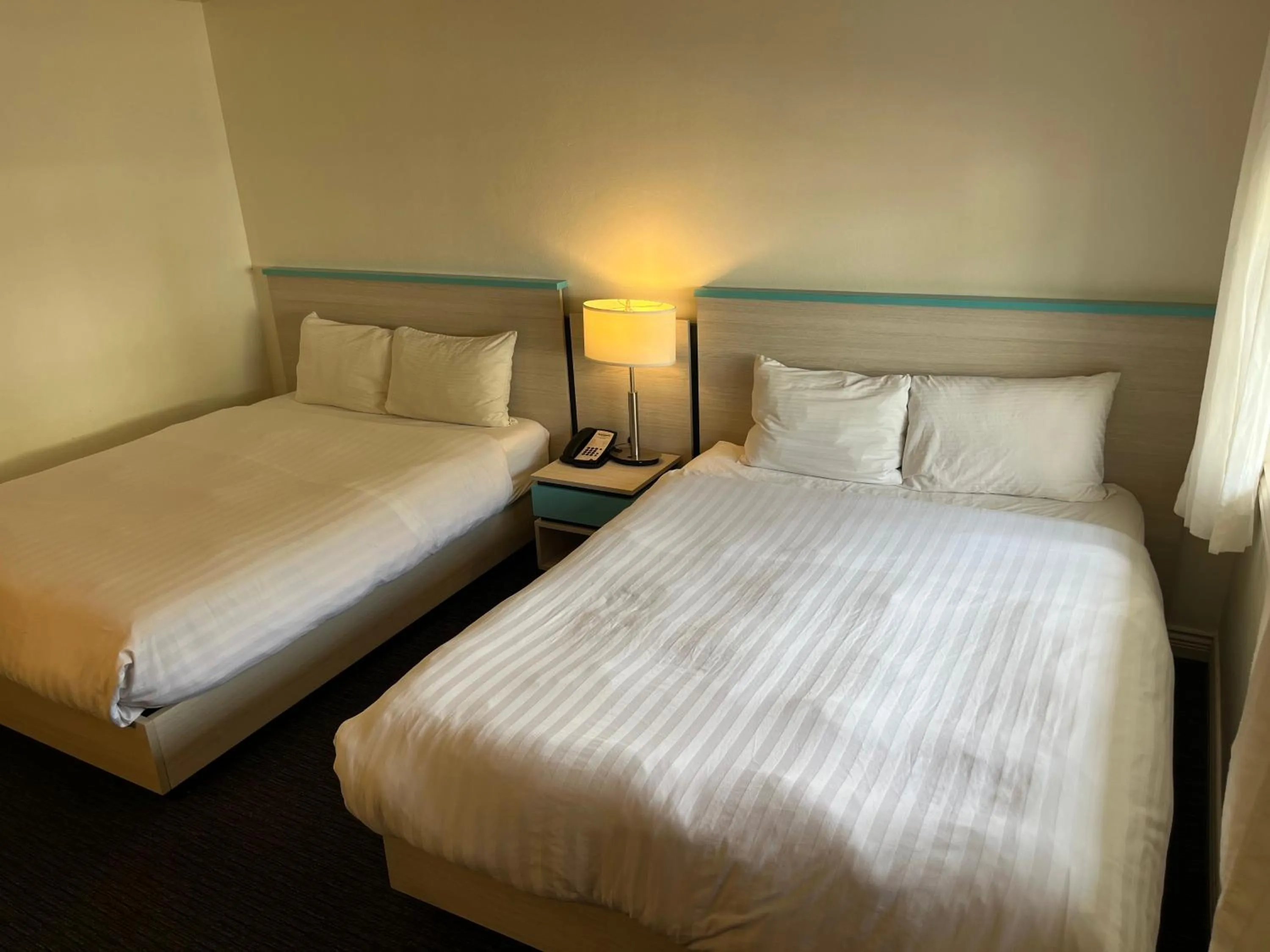 Bed in Revelstoke Lodge